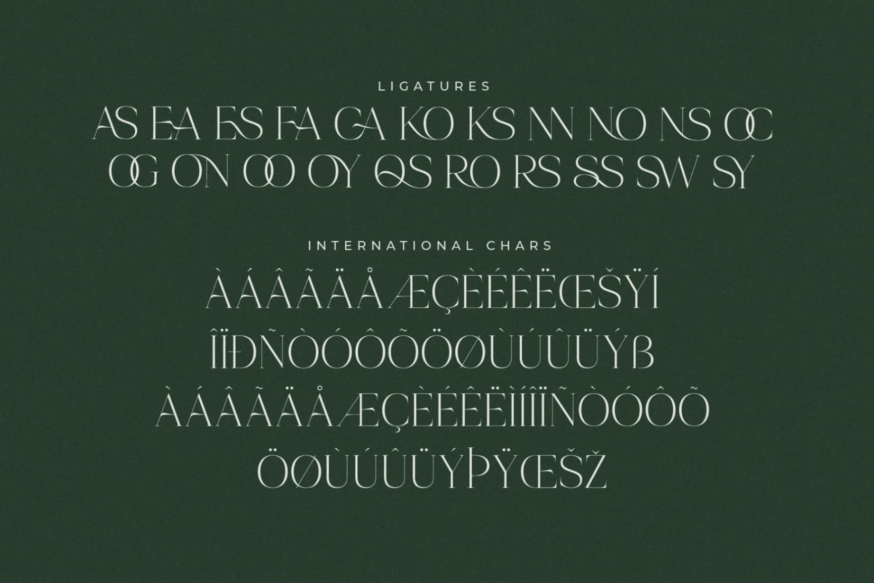 Preview 14 for Onesta Vigano - Elegant Display Serif