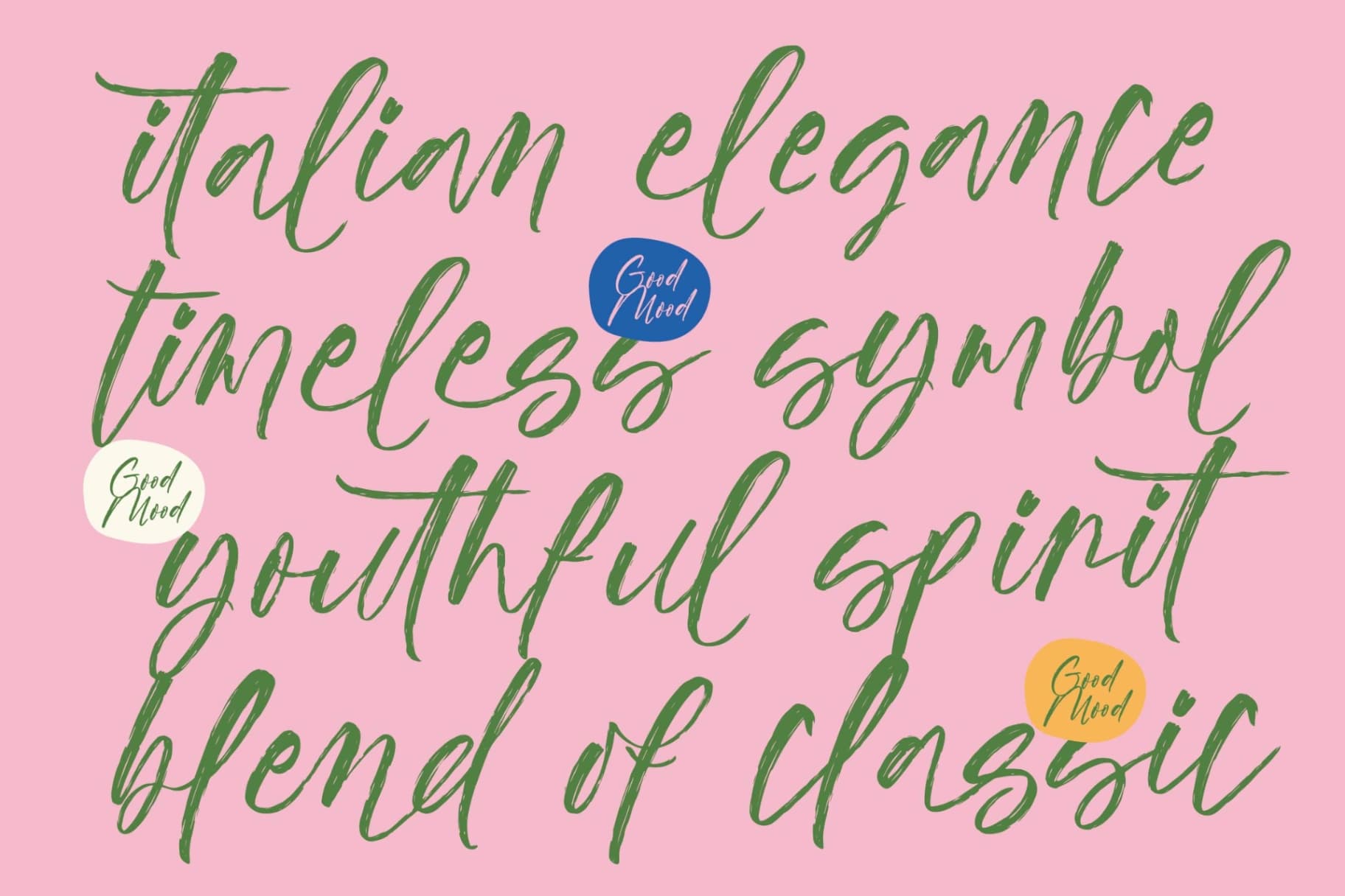 Preview 7 for Vintage Cherry Blossom - Brush Handwritten Font