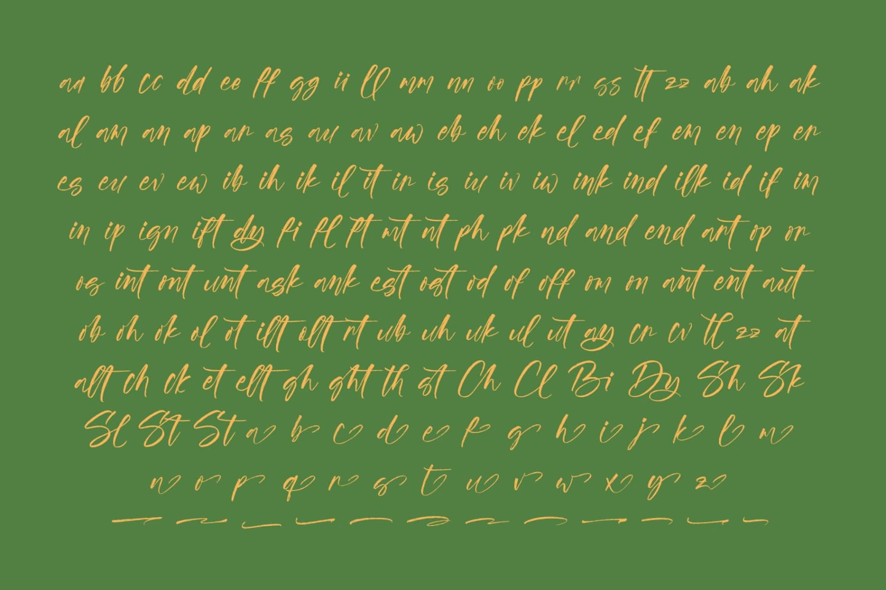 Preview 13 for Vintage Cherry Blossom - Brush Handwritten Font