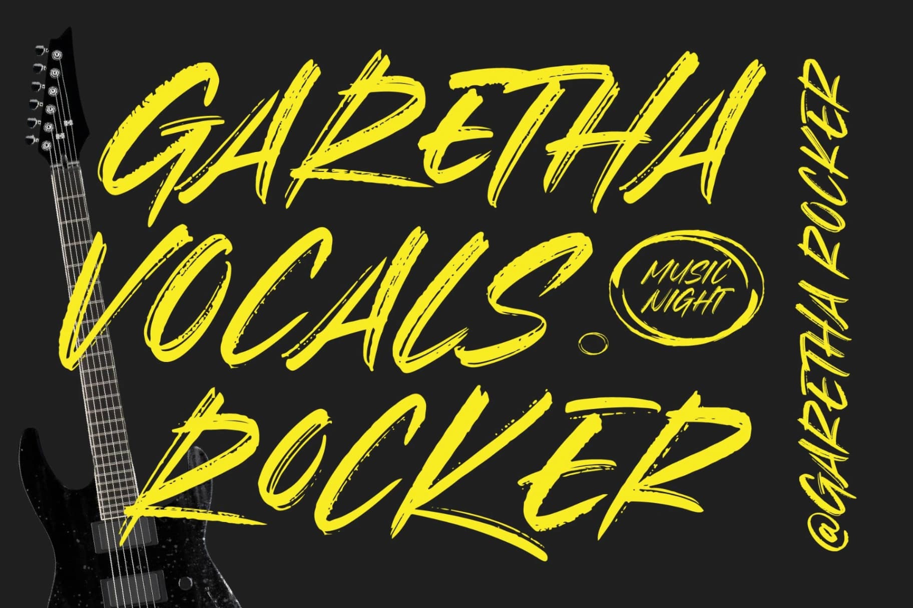 Preview 8 for Broken Khemory – Display Brush Font