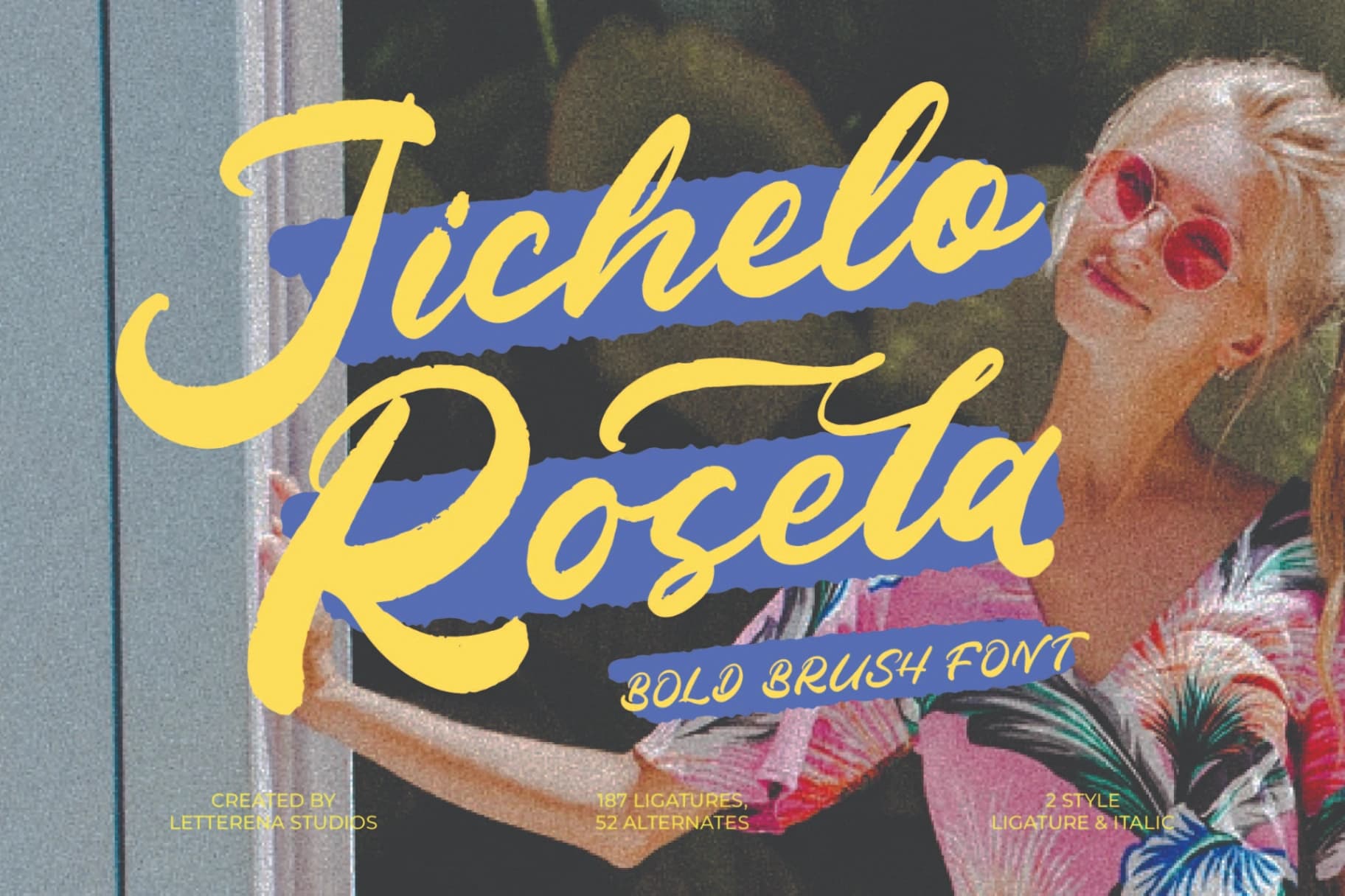 Preview of Jichelo Rosela – Bold Brush Font font