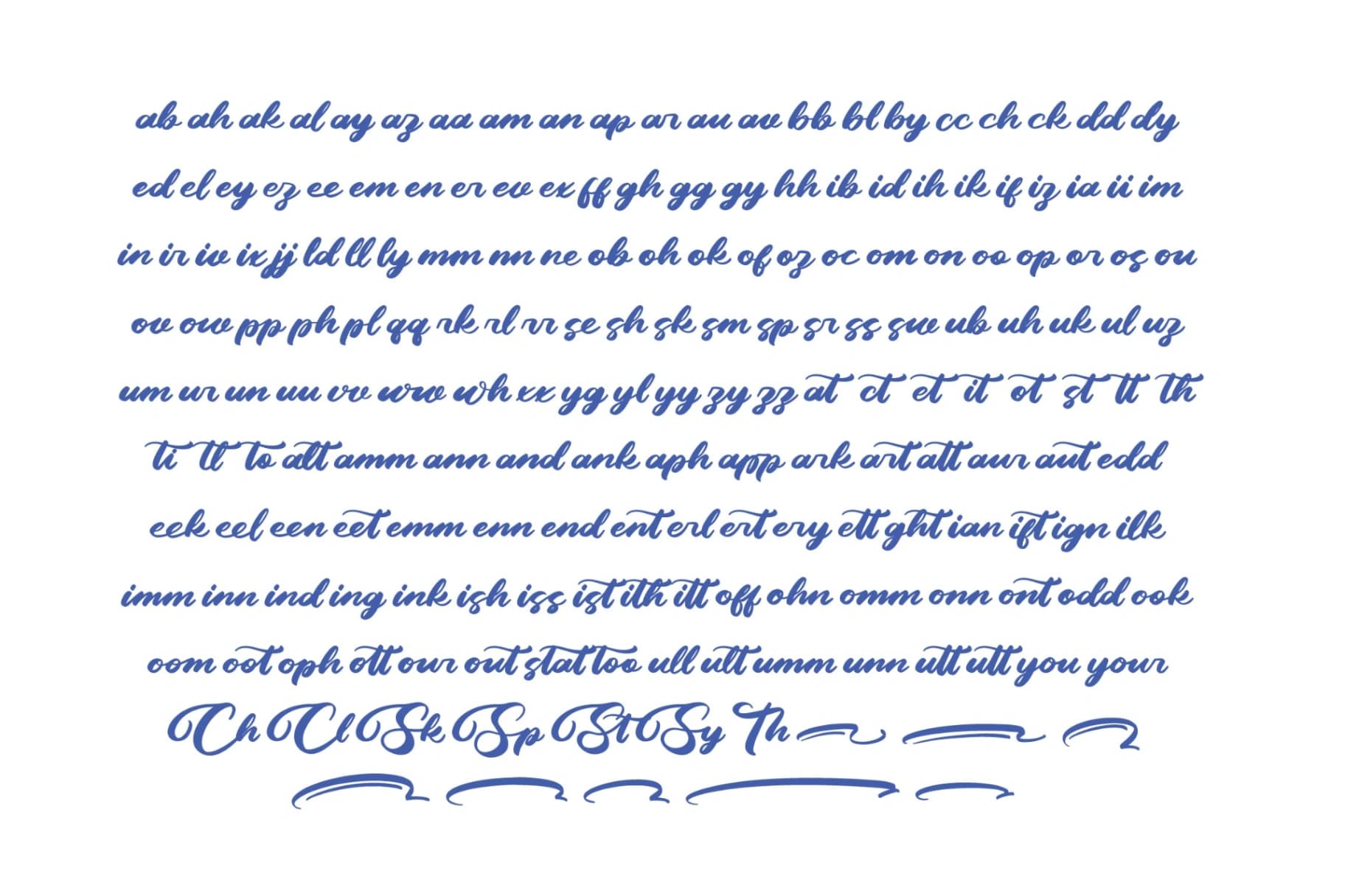 Preview 13 for Palmeria Rooted - Bold Calligraphy Font