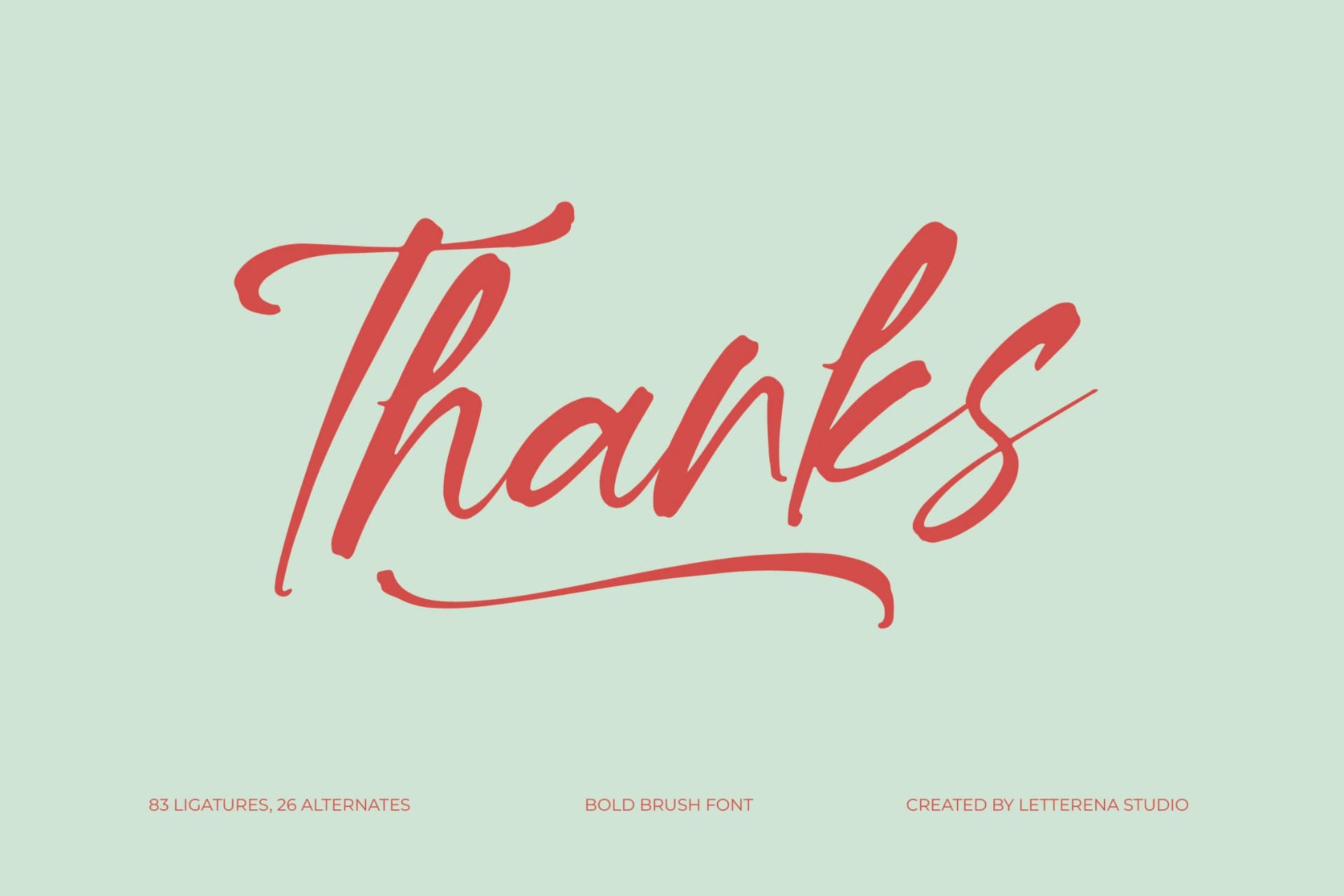 Preview 15 for Hevling Justien – Bold Brush Font