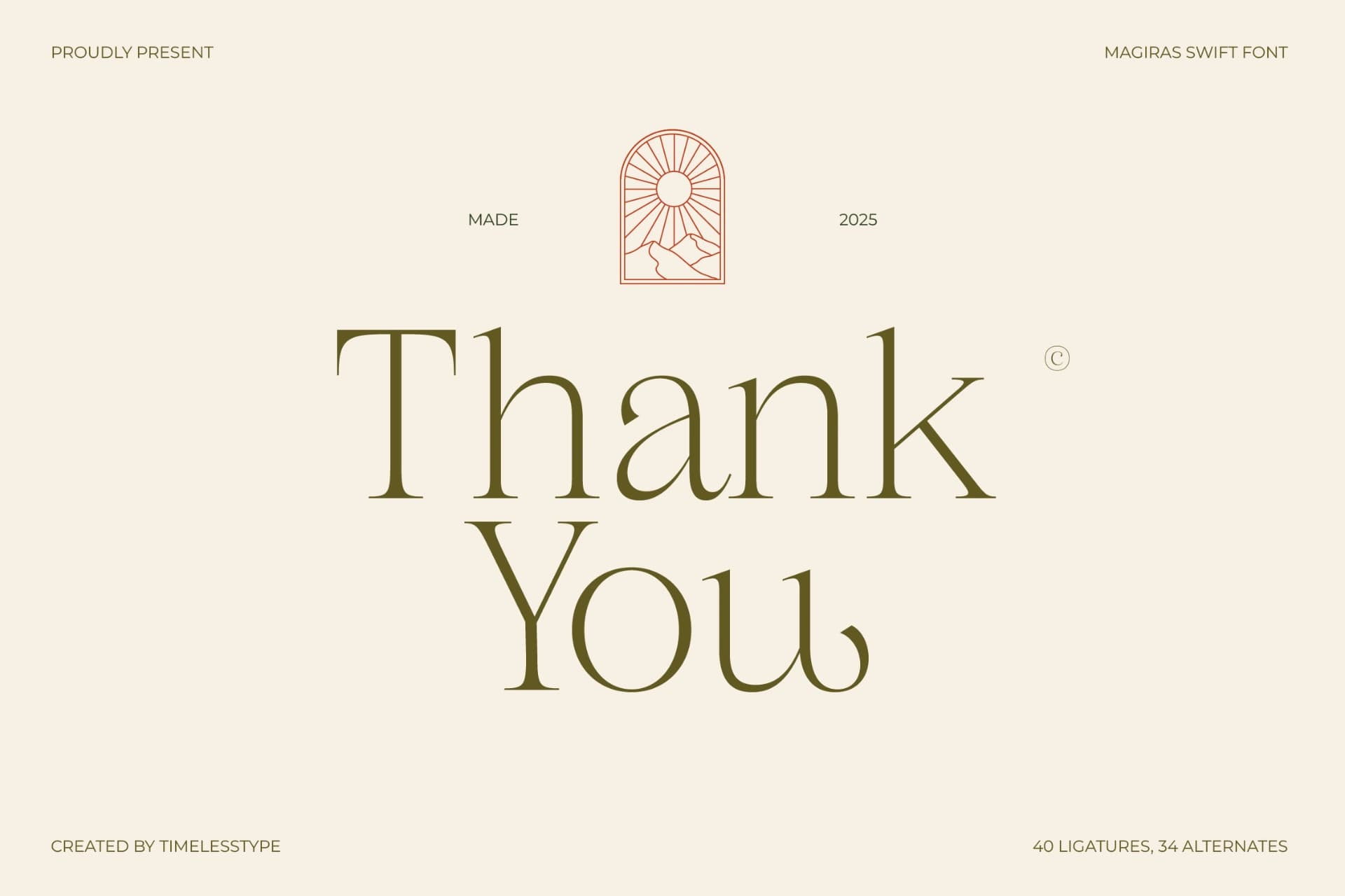 Preview 15 for Magiras Swift - Thin Serif Font