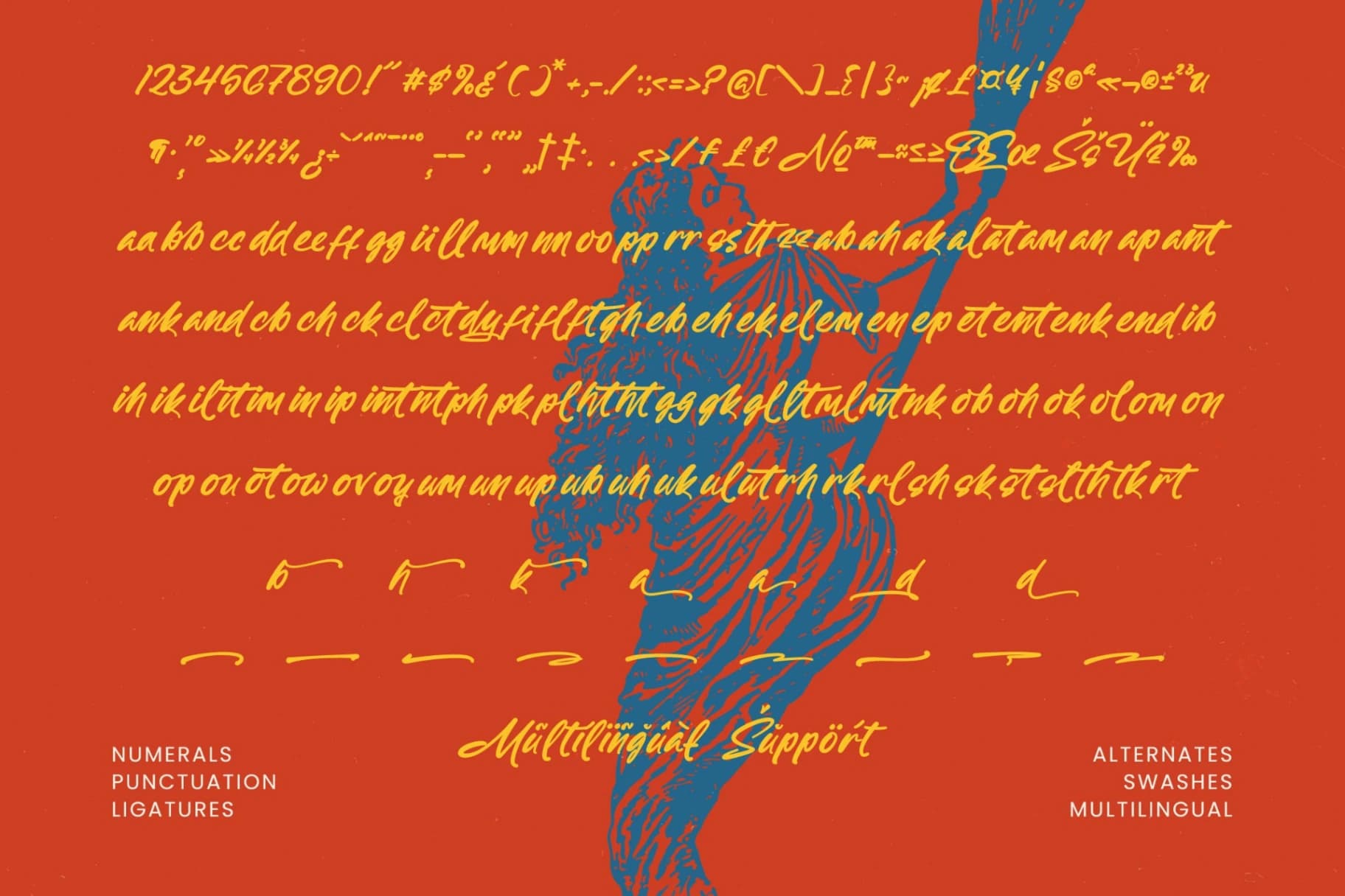 Preview 19 for Jantik Gatulo - Bold Calligraphy Font