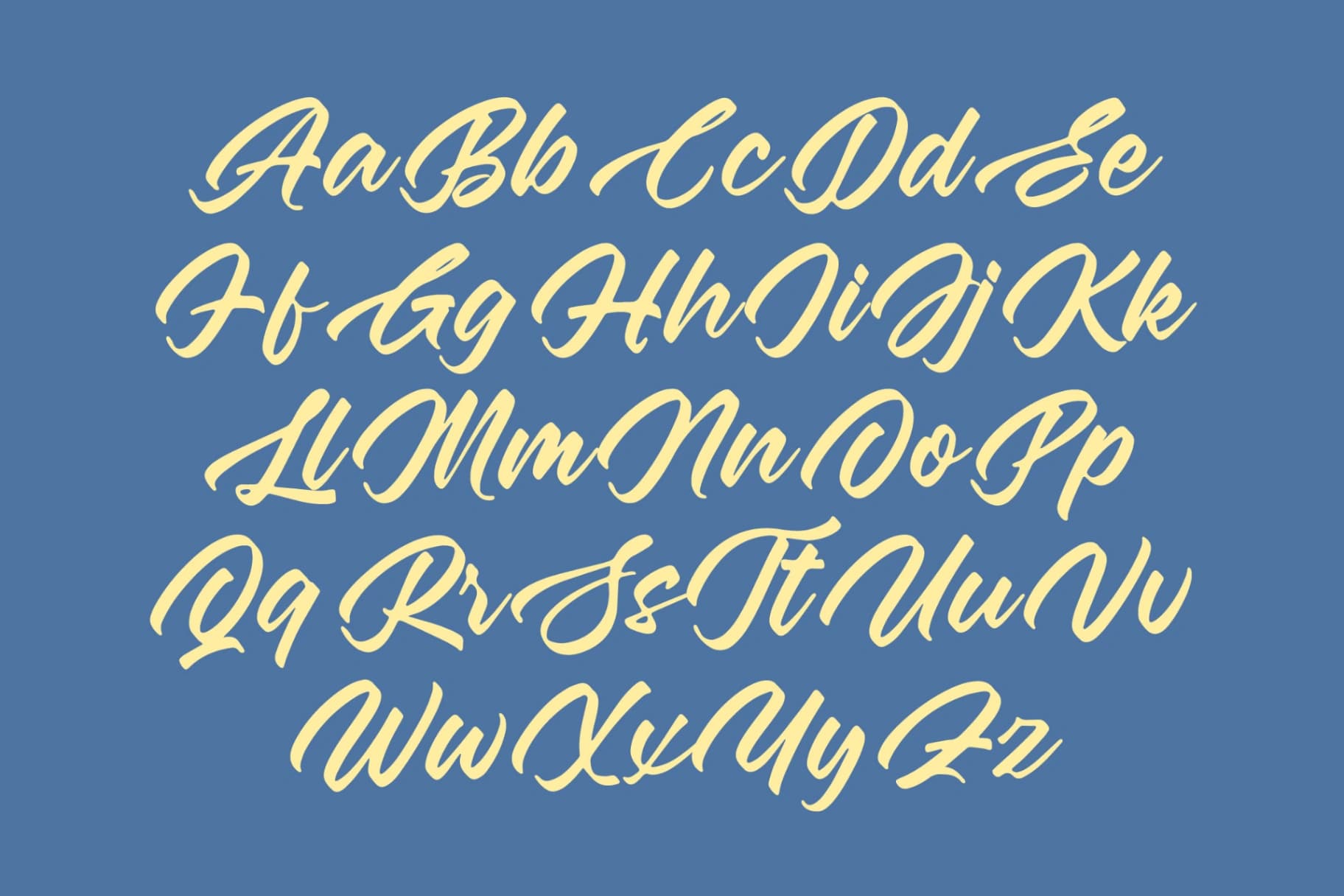 Preview 13 for Aretlar Eraghes – Bold Calligraphy Font Type