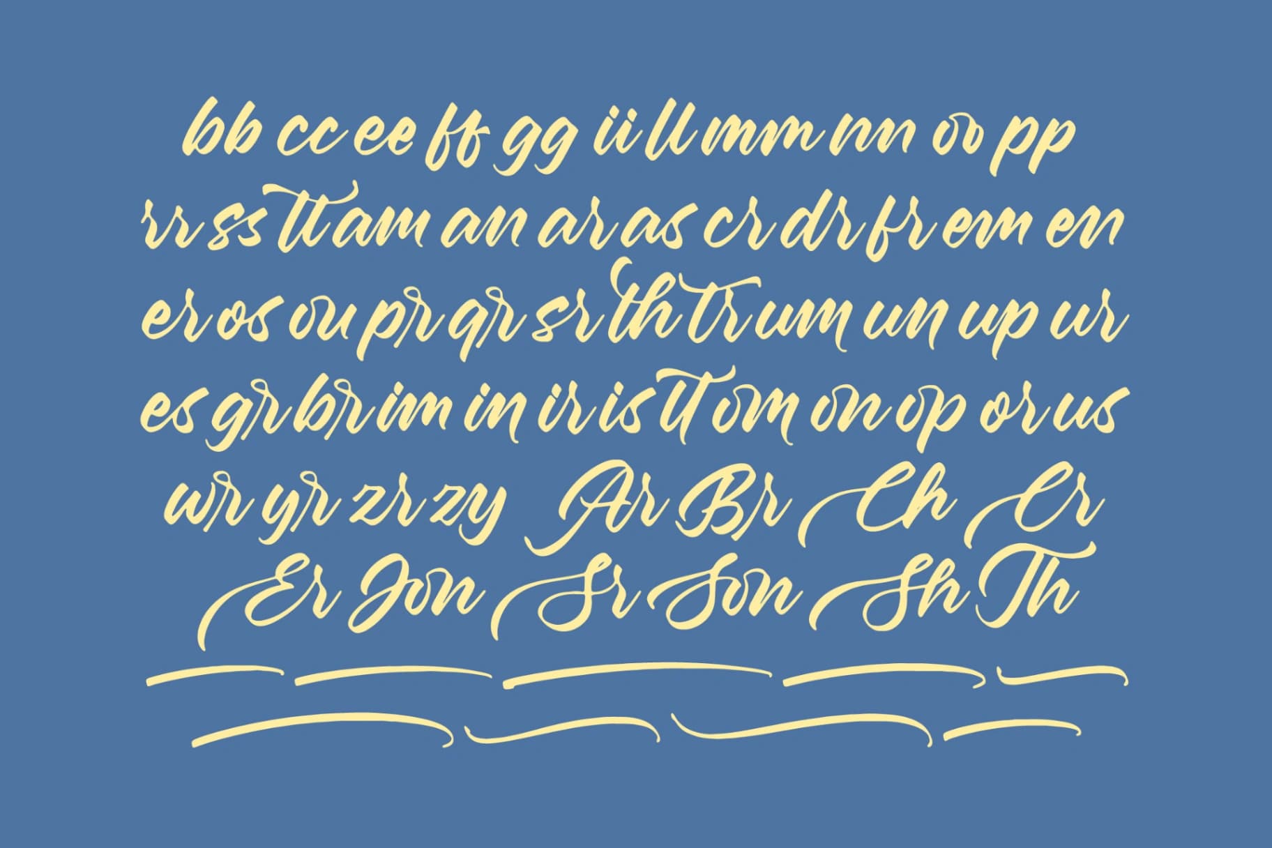 Preview 17 for Aretlar Eraghes – Bold Calligraphy Font Type