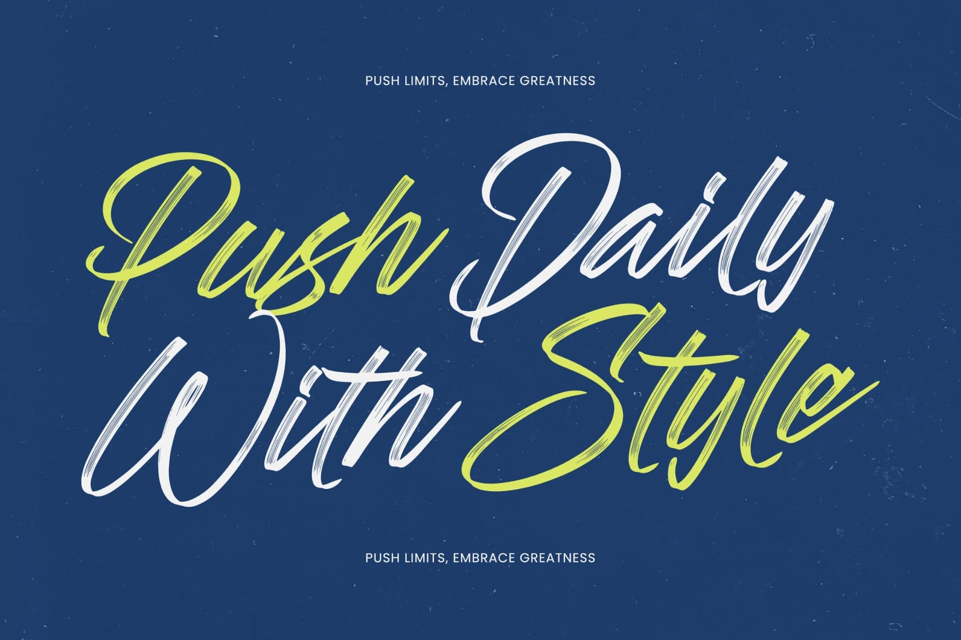Preview 4 for Ghaya Dalton - Bold Brush Font
