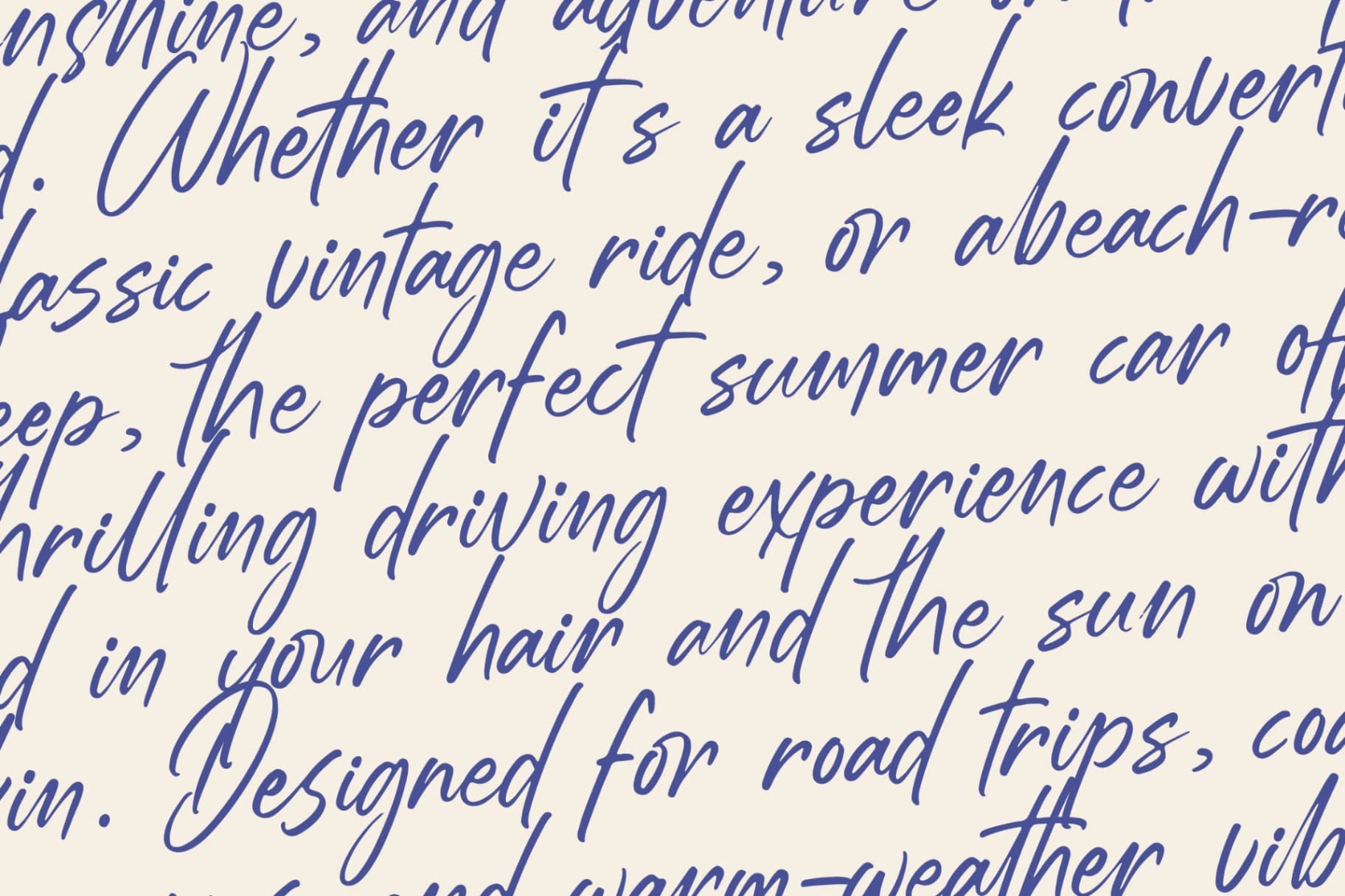 Preview 14 for Estone Dreamwell – Elegant Script Font