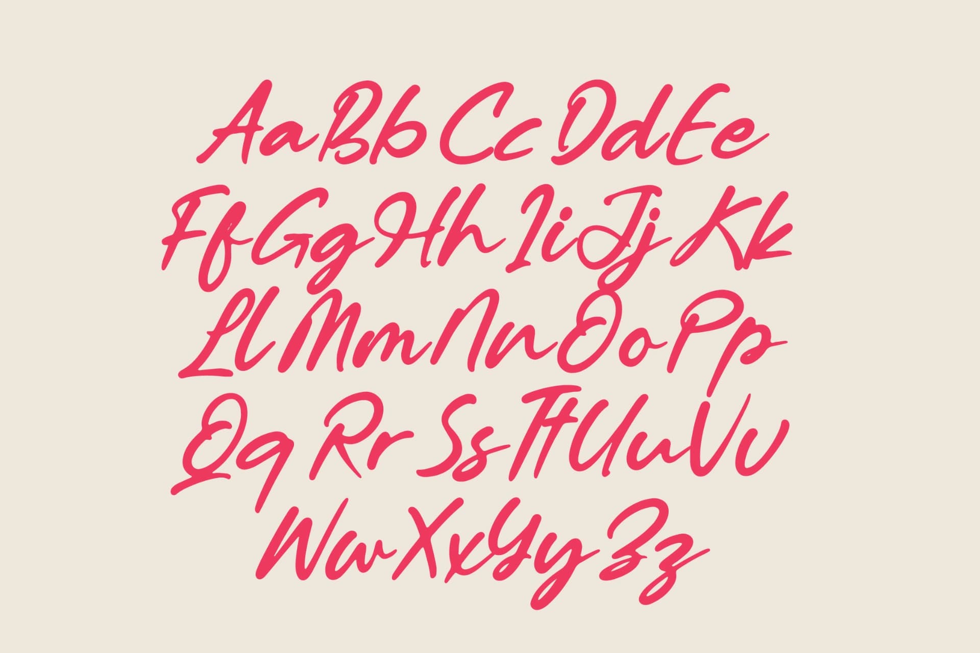 Preview 13 for Muslyne Lettavella – Aesthetic Handwritten Font