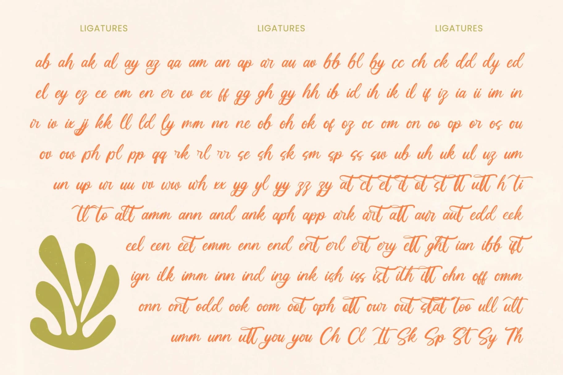 Preview 10 for Make Unique – Bold Calligraphy Font
