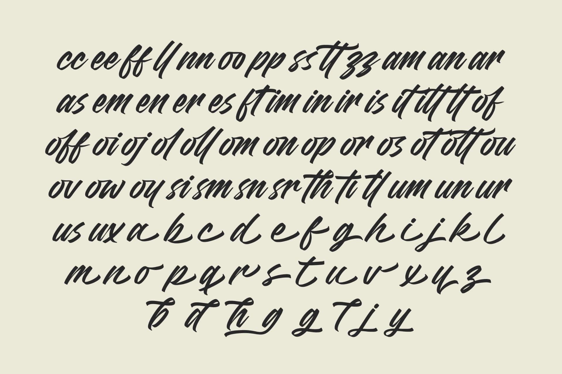 Preview 16 for Madena Vintage – Bold Script Font