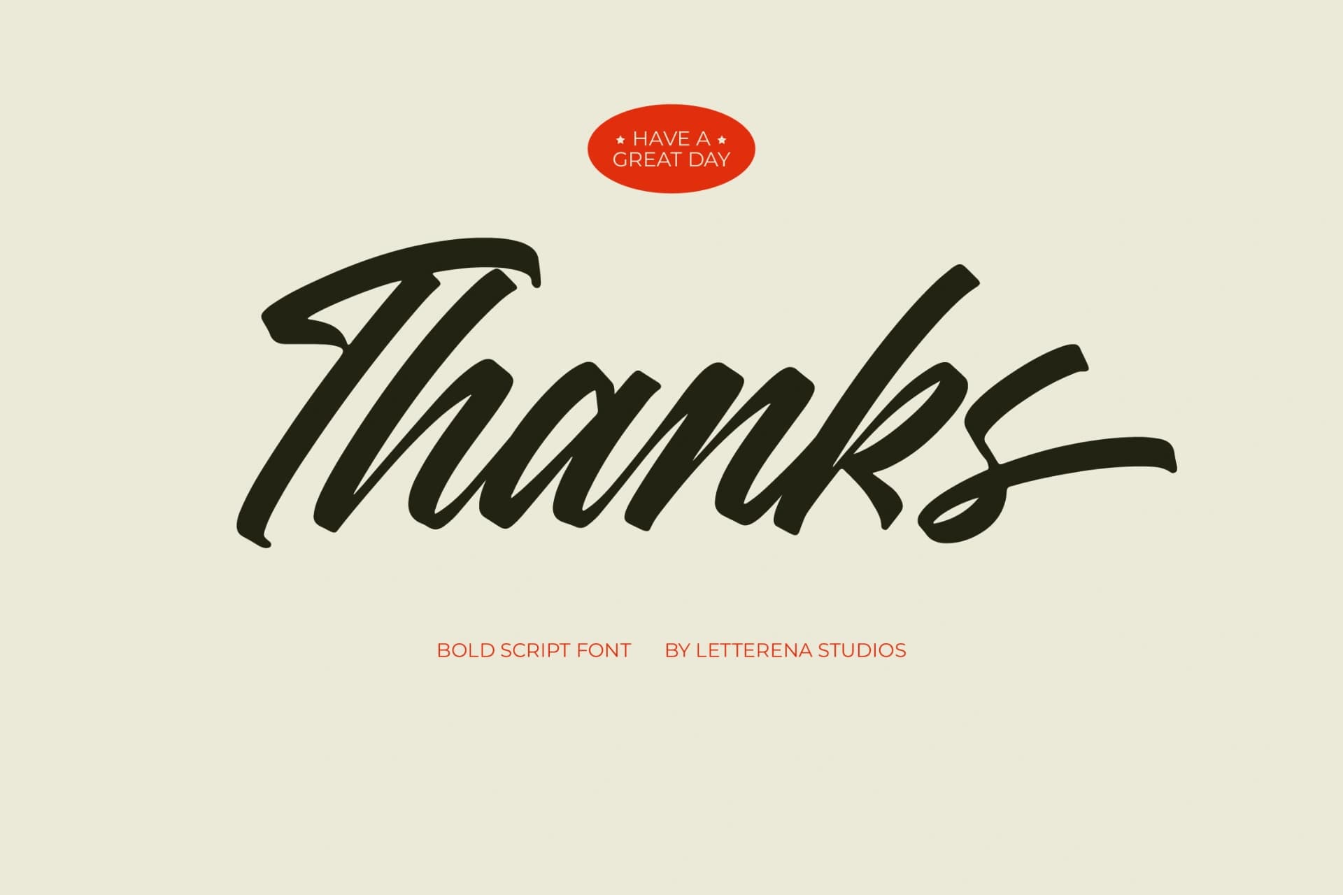 Preview 20 for Madena Vintage – Bold Script Font