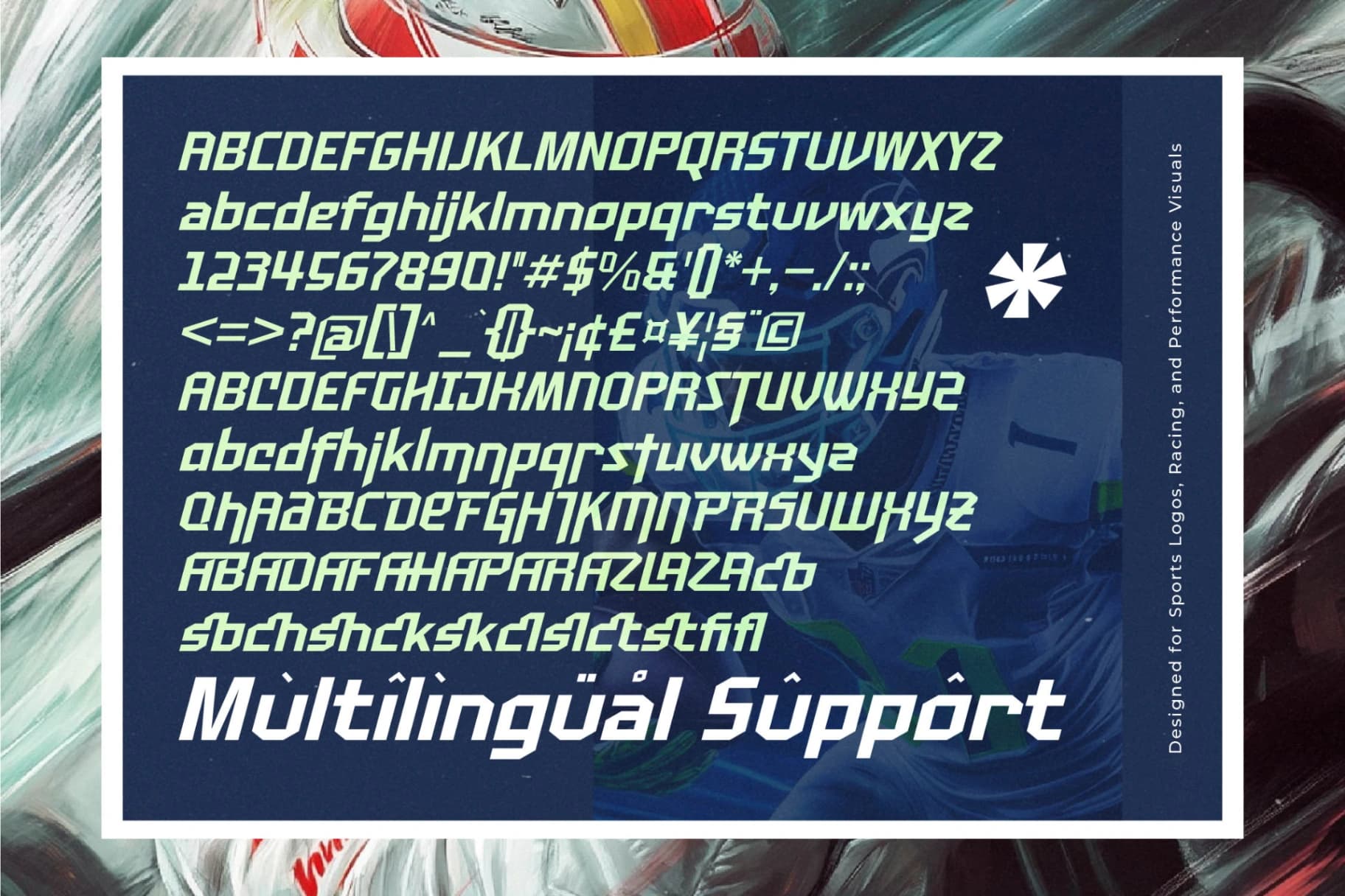 Preview 18 for Menscity - Futuristic Sporty Font