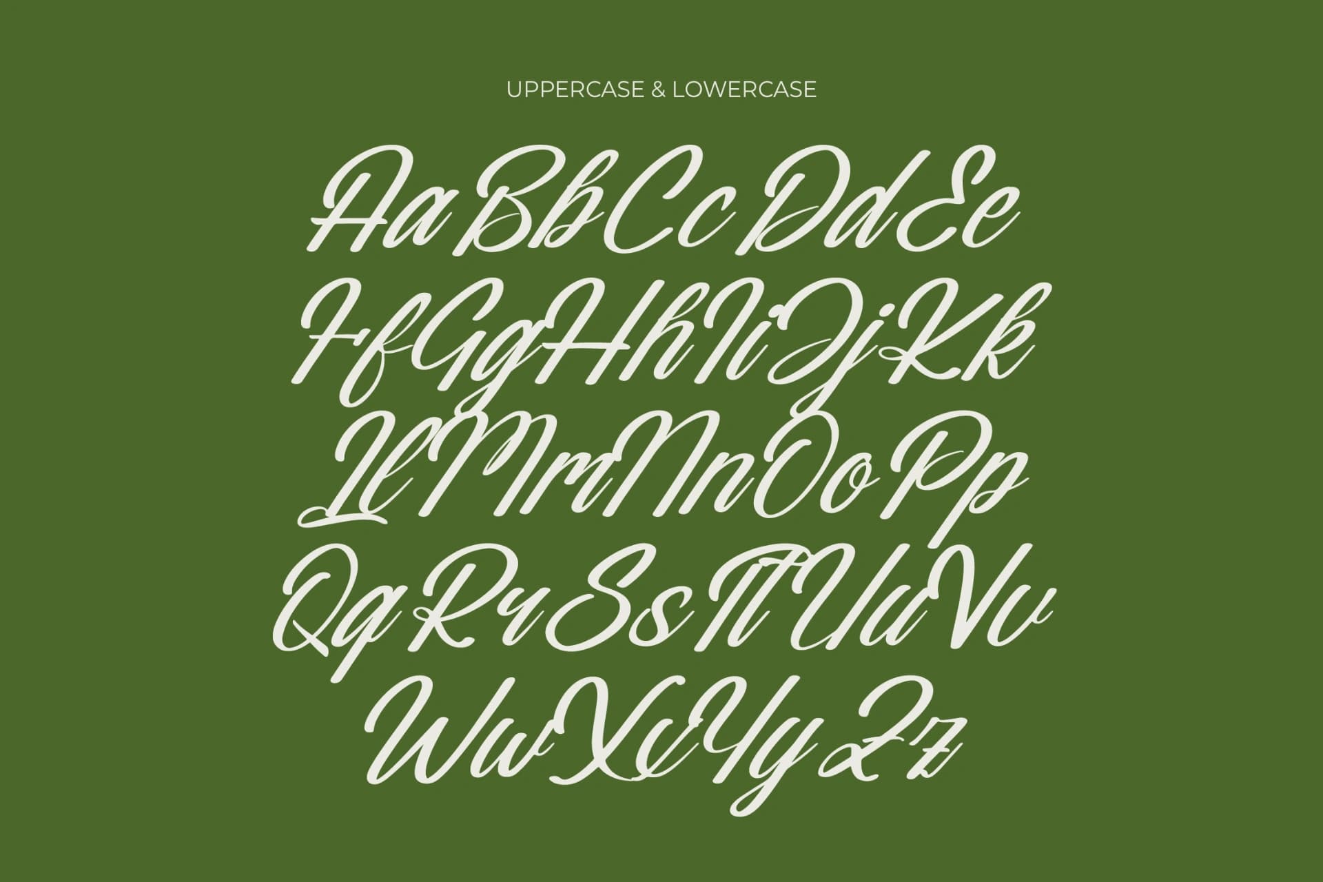 Preview 12 for Nostalgic Pictures - Casual Calligraphy Font