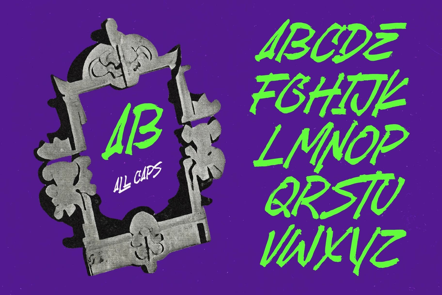 Preview 7 for Endak Lounch - Display Brush Font