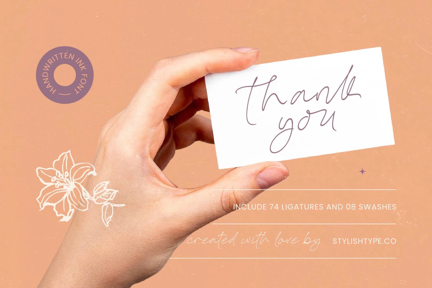 Preview 20 for Yessiou Saphire - Handwritten Ink Font