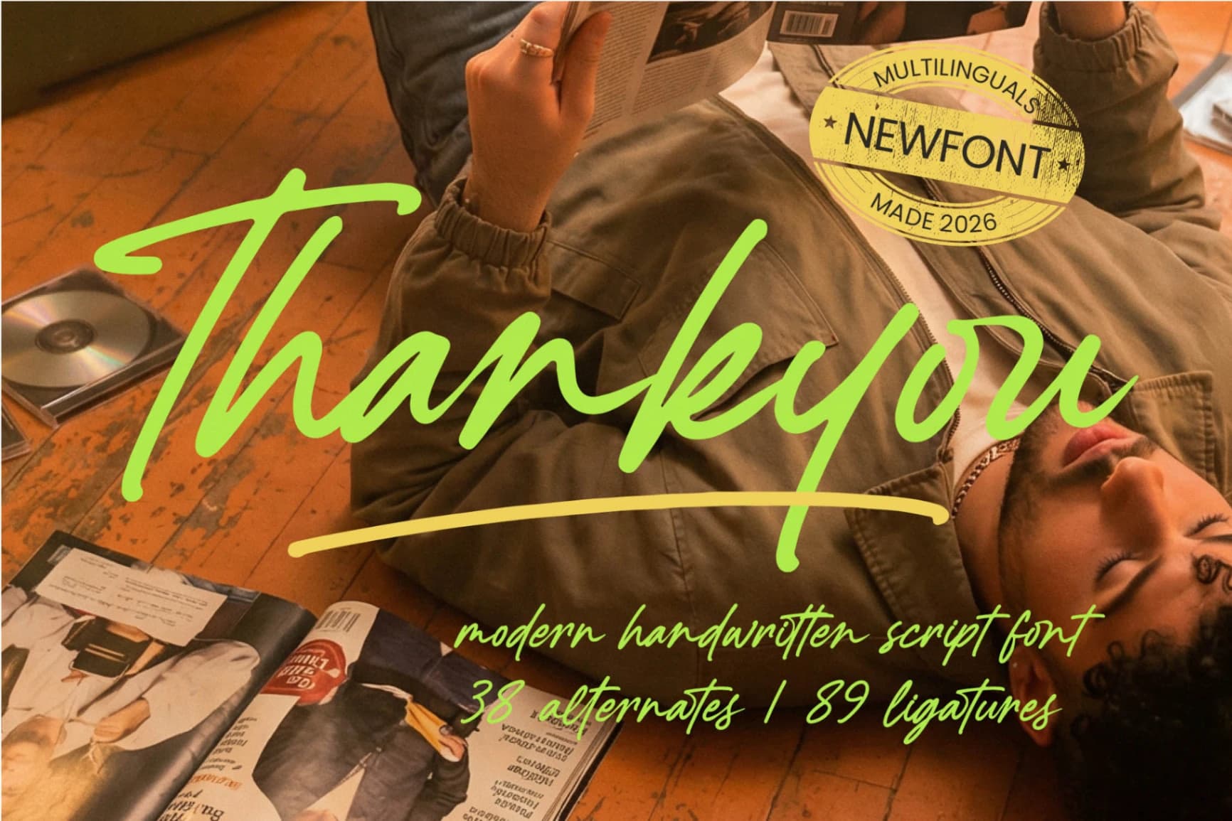 Preview 20 for Chalontic - Modern Handwritten Script Font