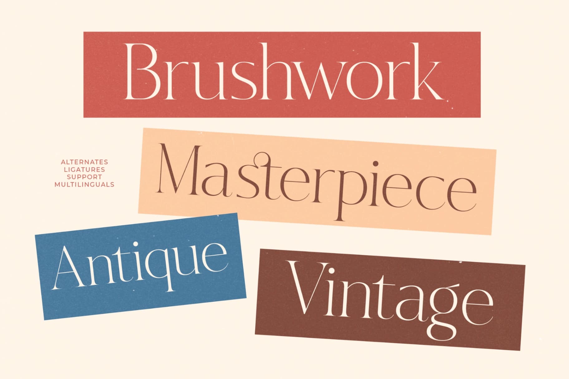 Preview 6 for Hekgest - Elegant Modern Serif Font