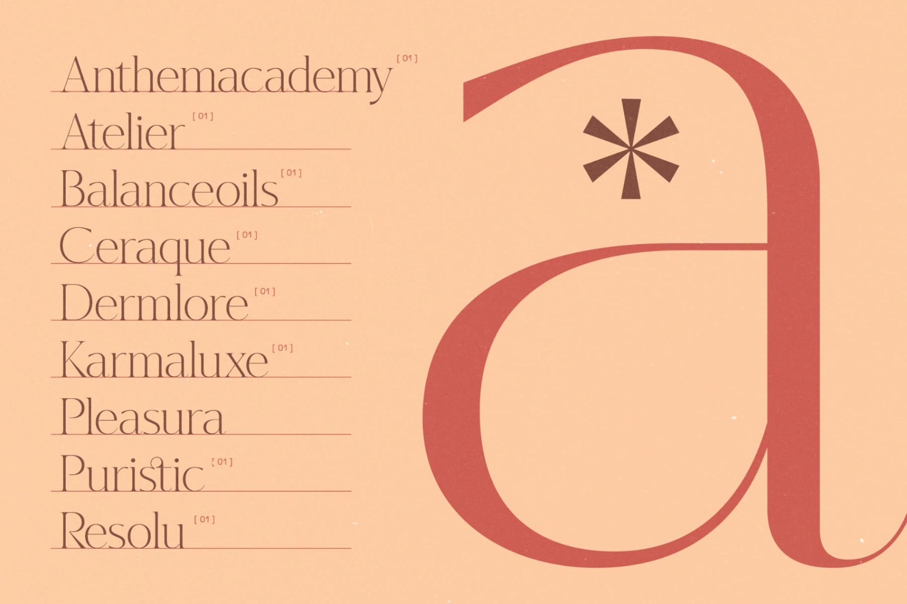 Preview 7 for Hekgest - Elegant Modern Serif Font