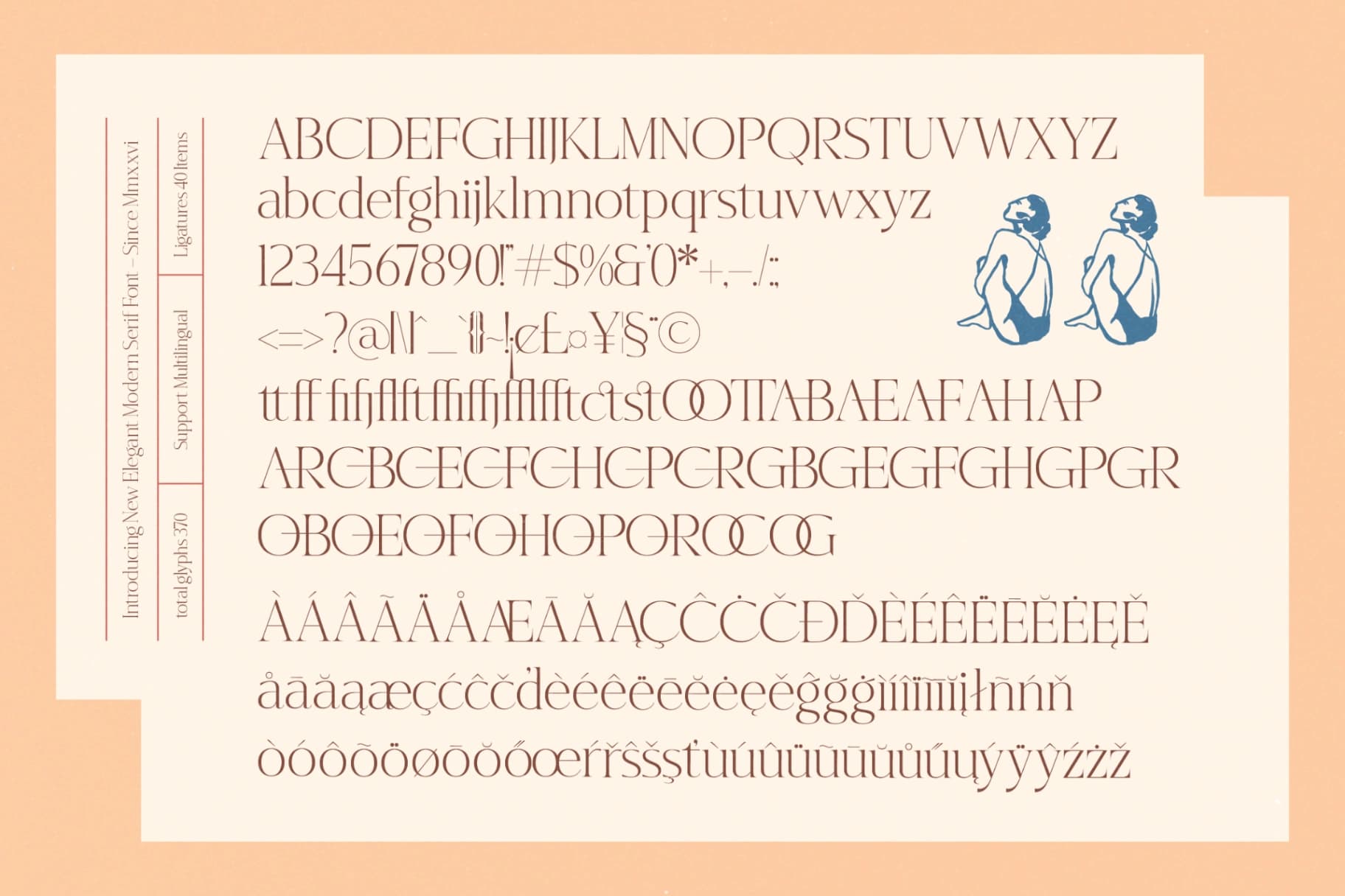 Preview 19 for Hekgest - Elegant Modern Serif Font