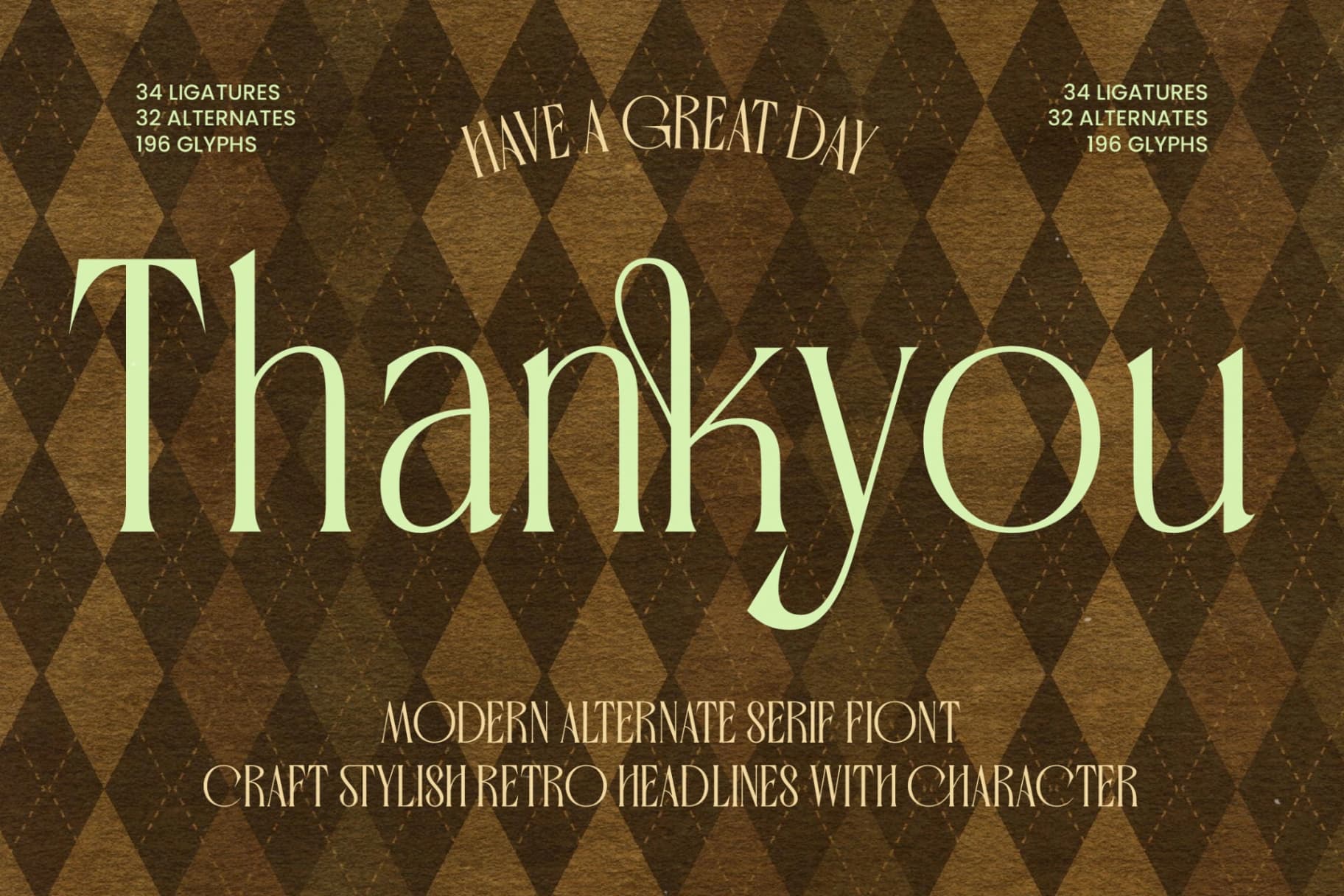 Preview 20 for Badgeils - Modern Alternate Serif Font
