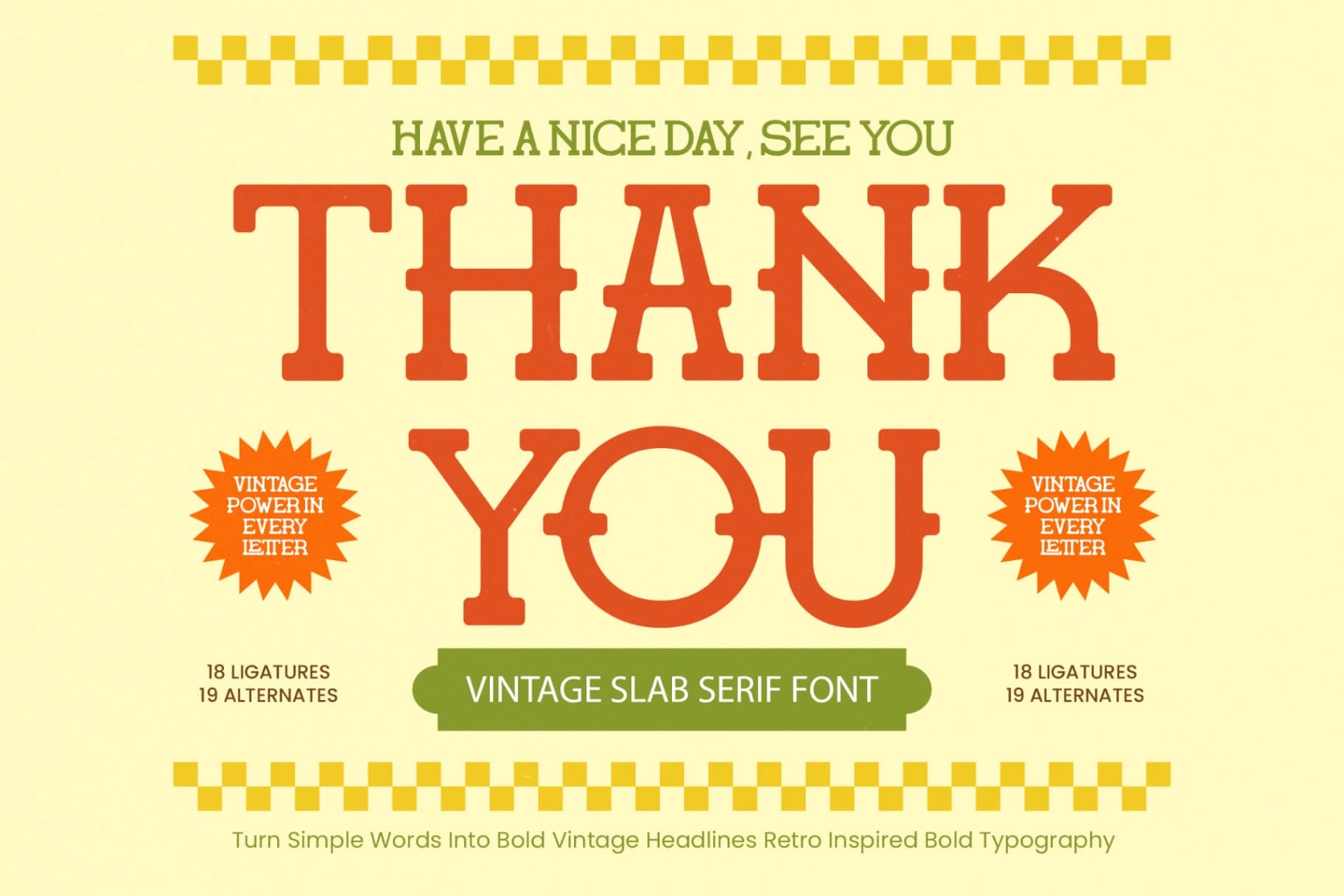 Preview 20 for Gatius Rodeo - Vintage Slab Serif Font
