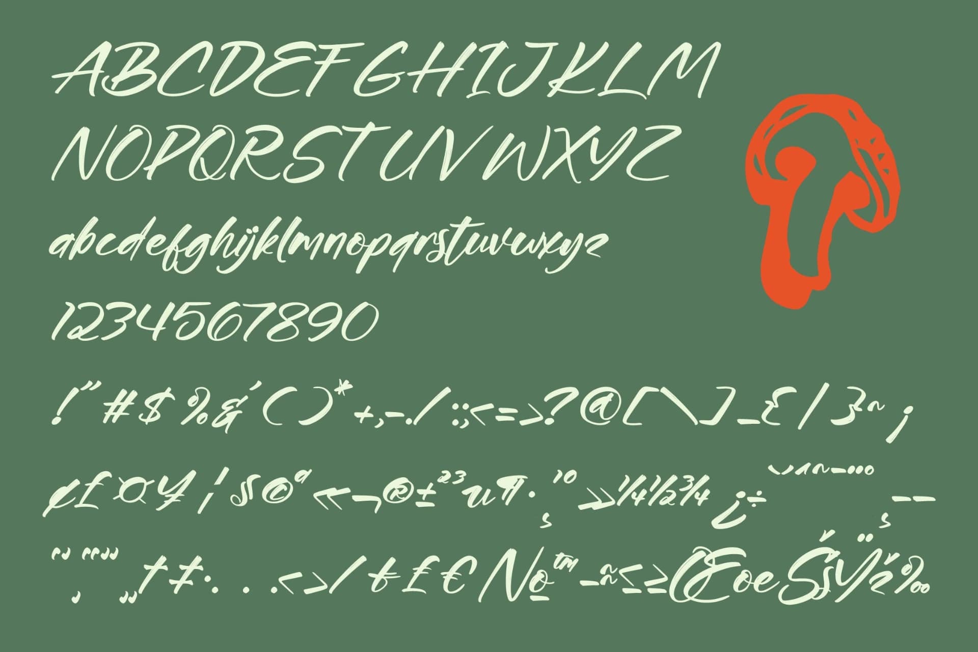 Preview 8 for Bonats Restorty - Bold Brush Font