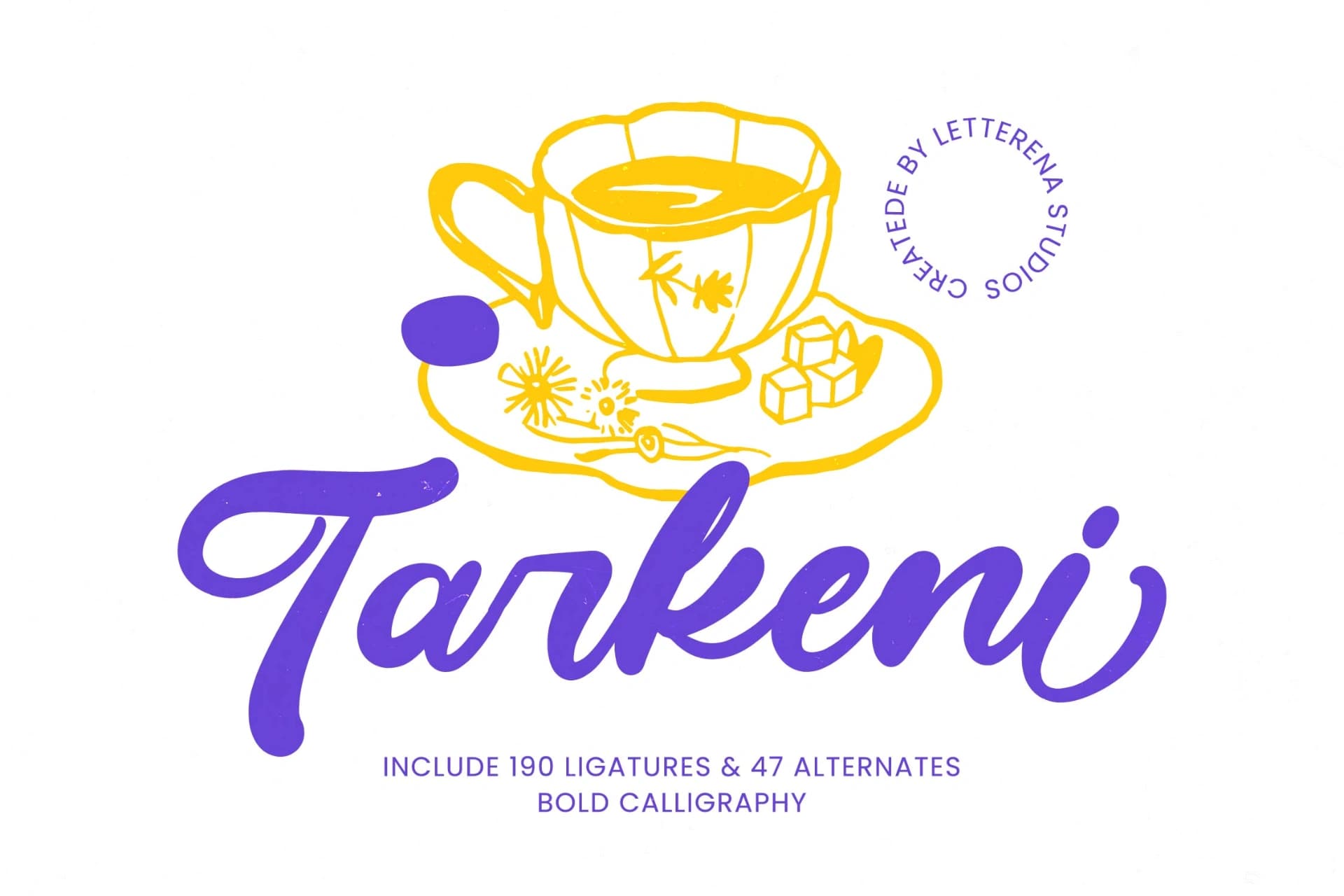 Preview of Tarkeni - Bold Calligraphy Font font