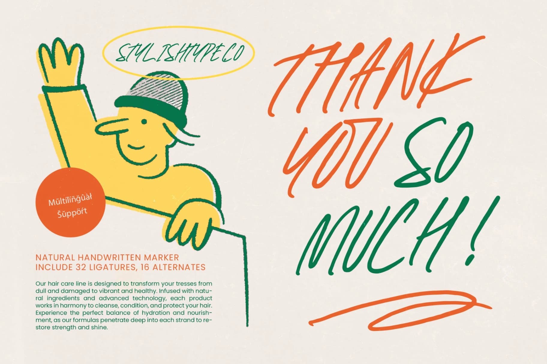 Preview 15 for Saeton Markers – Natural Handwritten