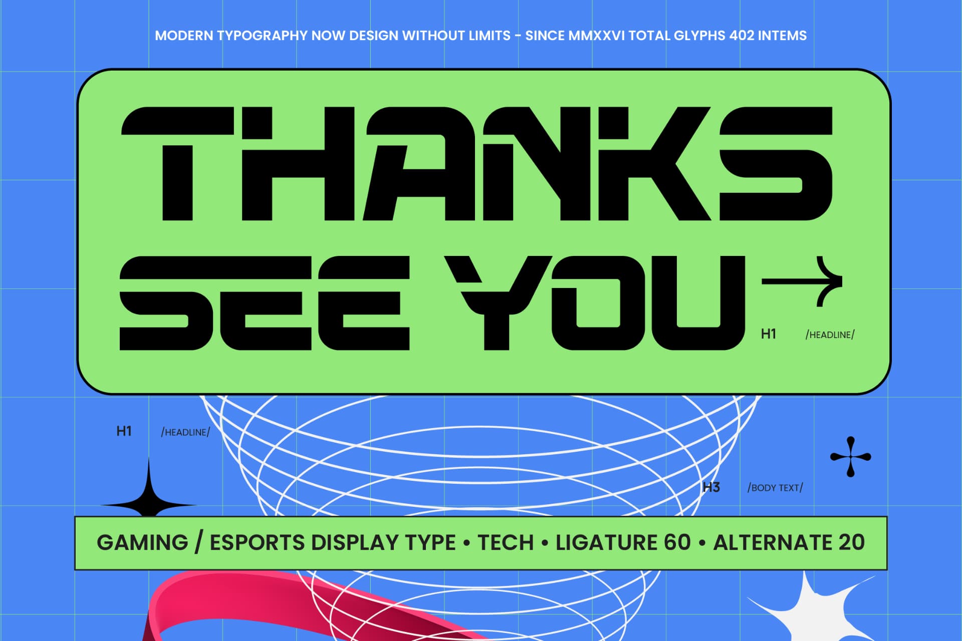 Preview 15 for Gridline Minimal - Esports Display Type