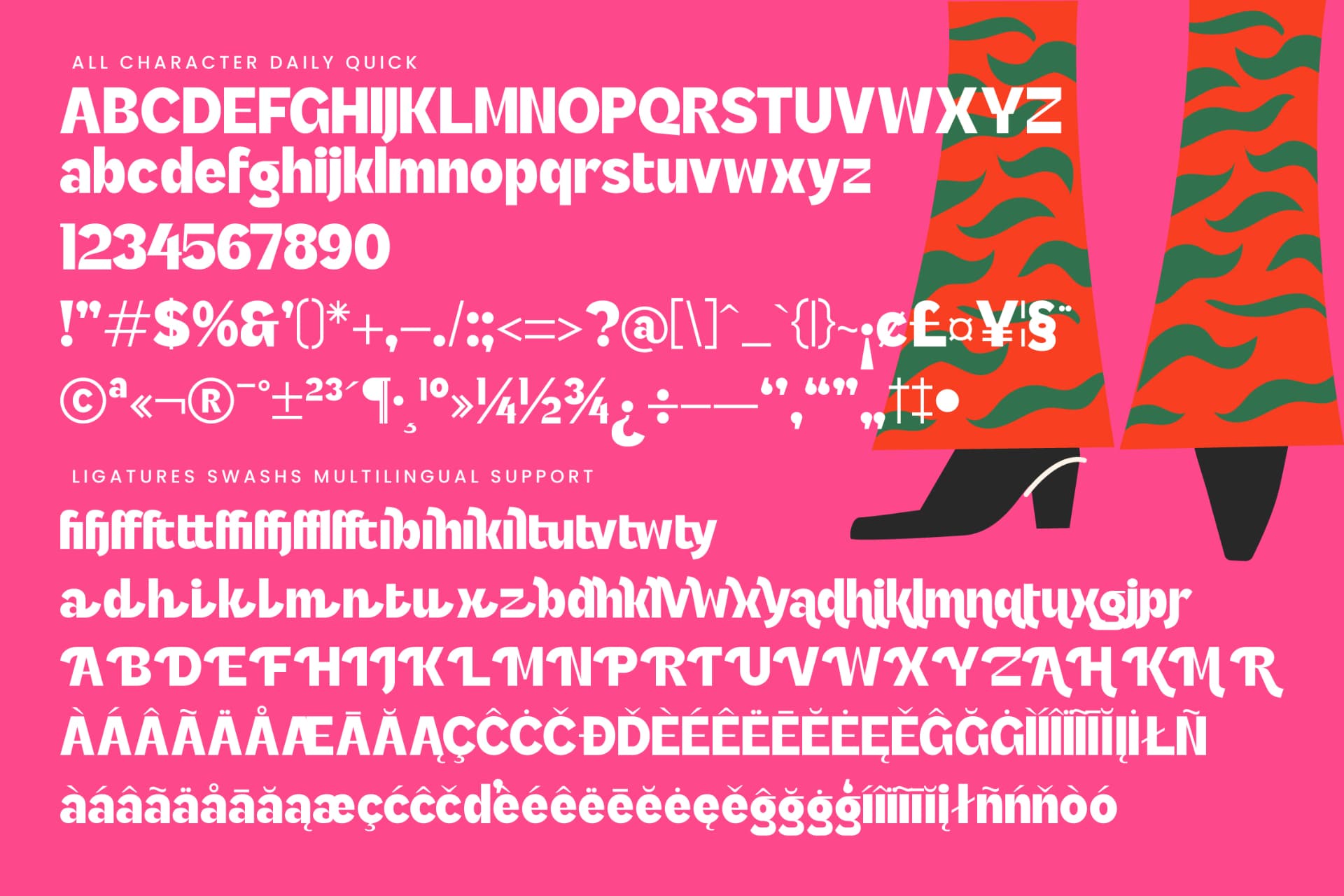 Preview 14 for Daily Quick – Bold Geometric Sans Serif
