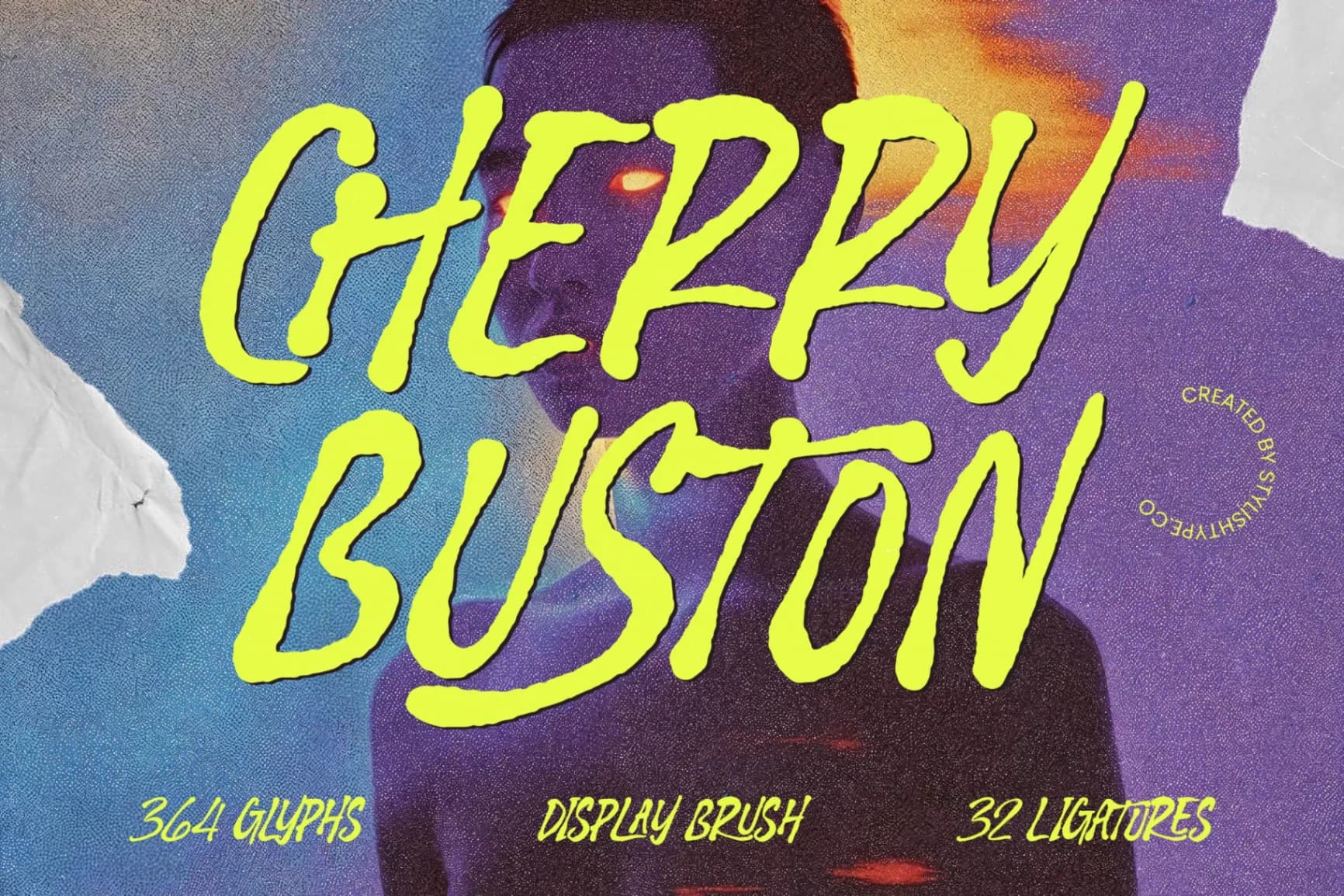 Preview of Cherry Buston - Display Brush font