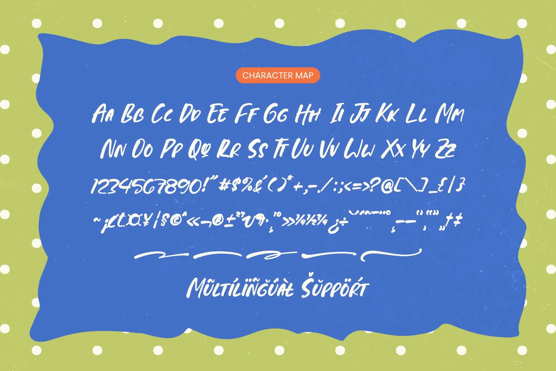 Preview 8 for Rought Marker - Natural Marker Font