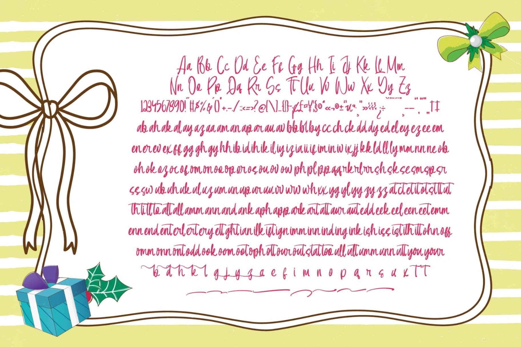 Preview 9 for Magical Holiday - Aesthetic Handwritten