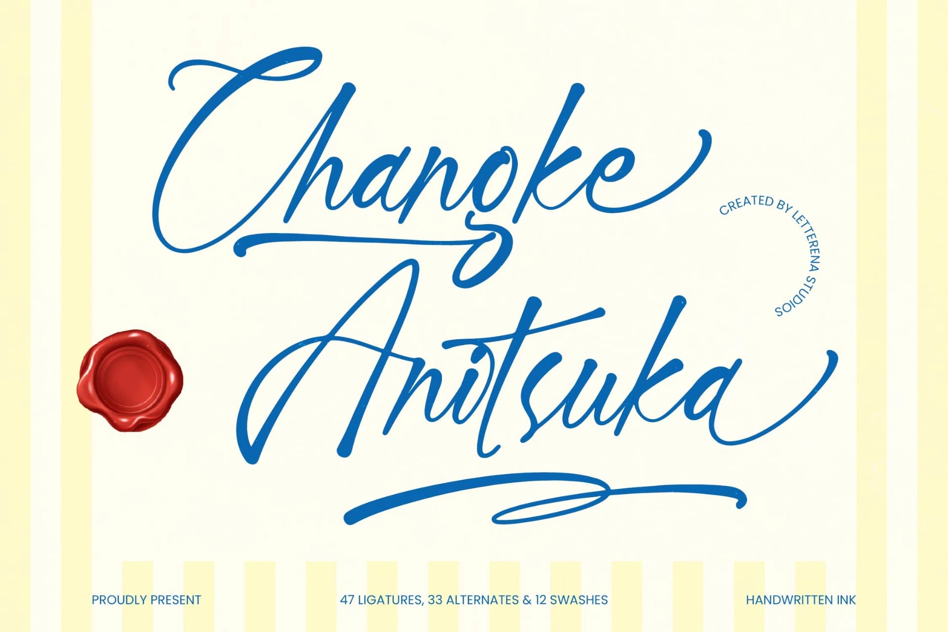 Preview of Changke Anitsuka - Handwritten Ink font