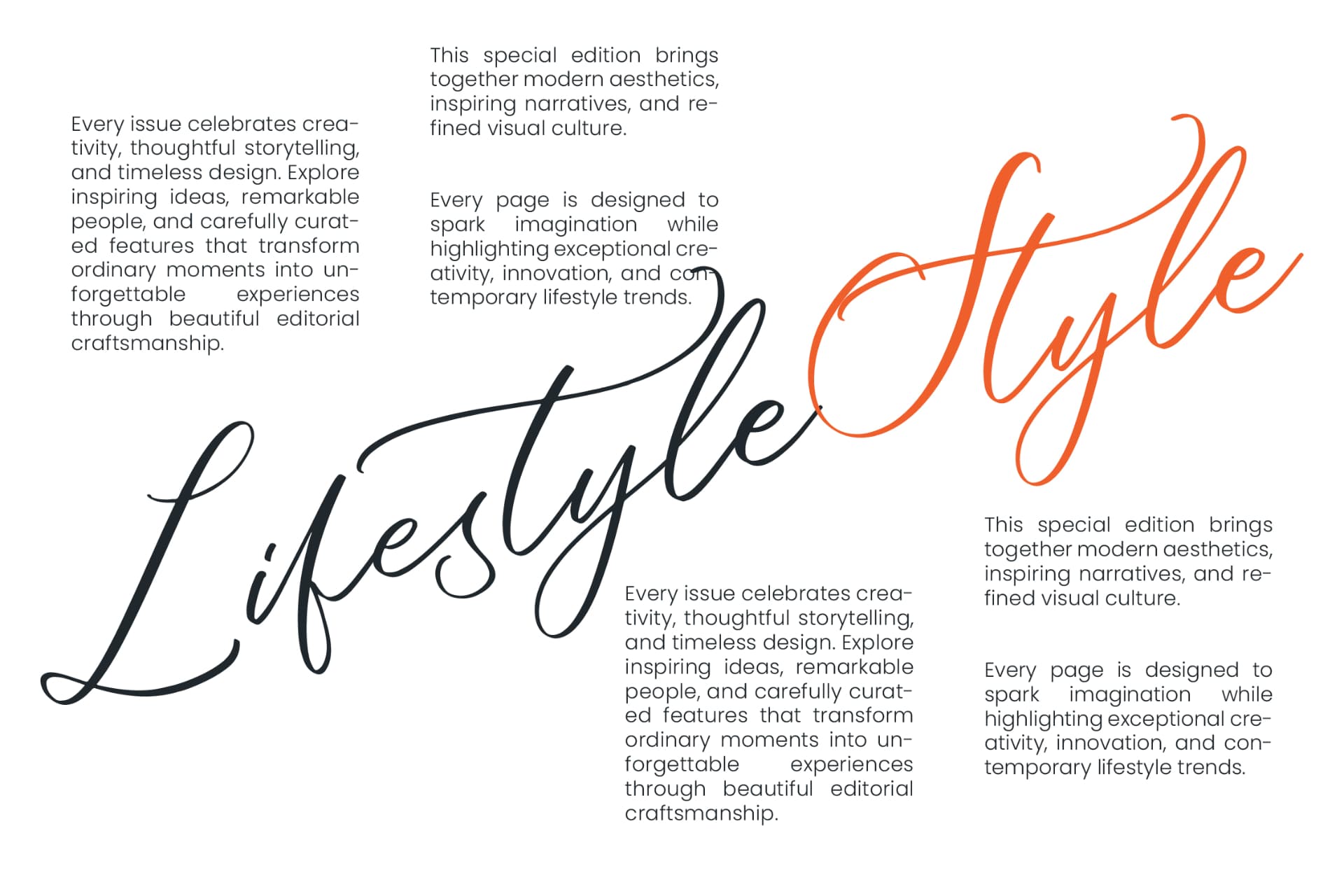 Preview 5 for Silky Crystal - Elegant Handwritten Script