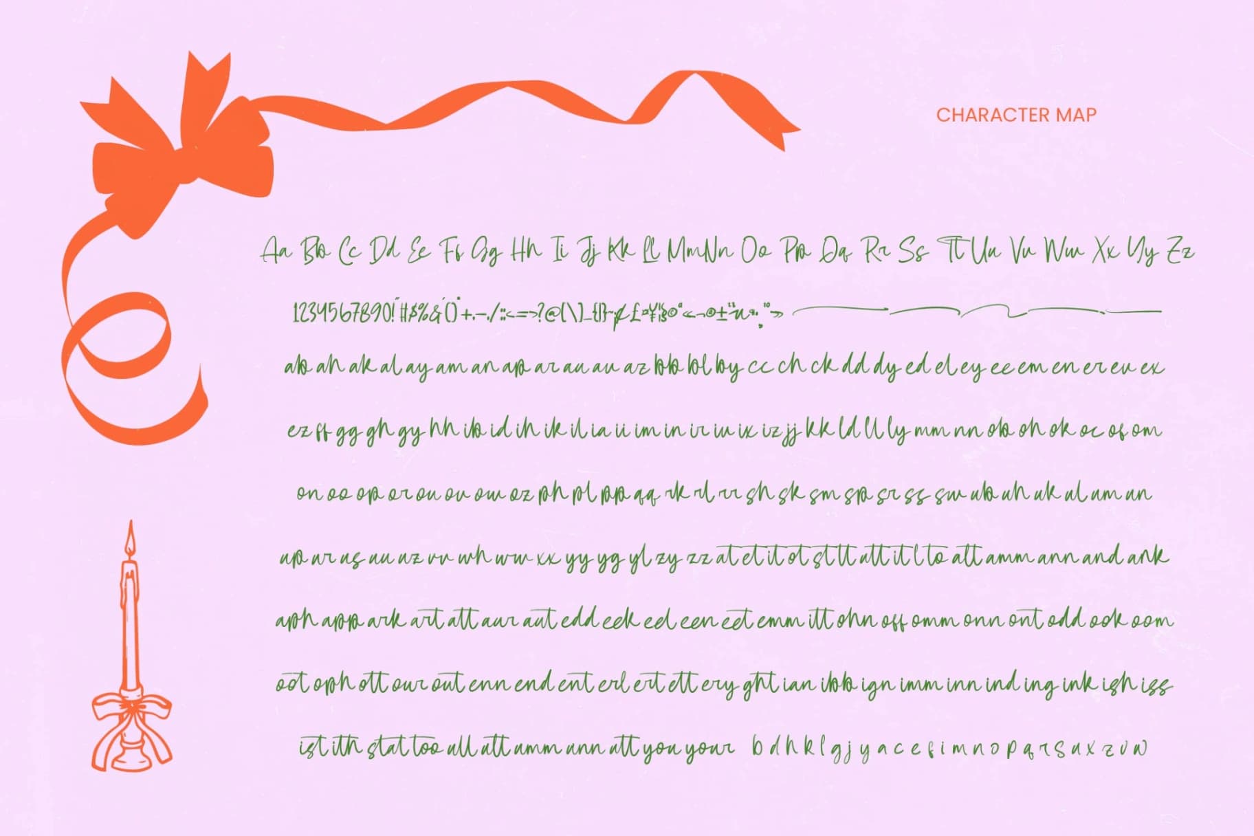 Preview 8 for Femhitary - Bold Handwritten Font