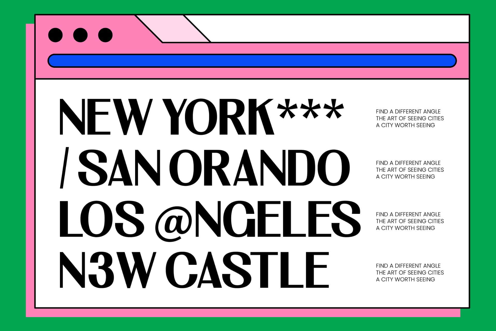 Preview 5 for Newstan – Tall Condensed Sans Serif