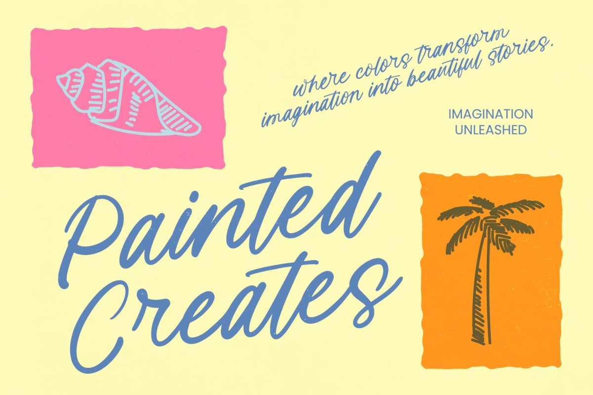 Island Paradise - Aesthetic Handwritten font preview 4