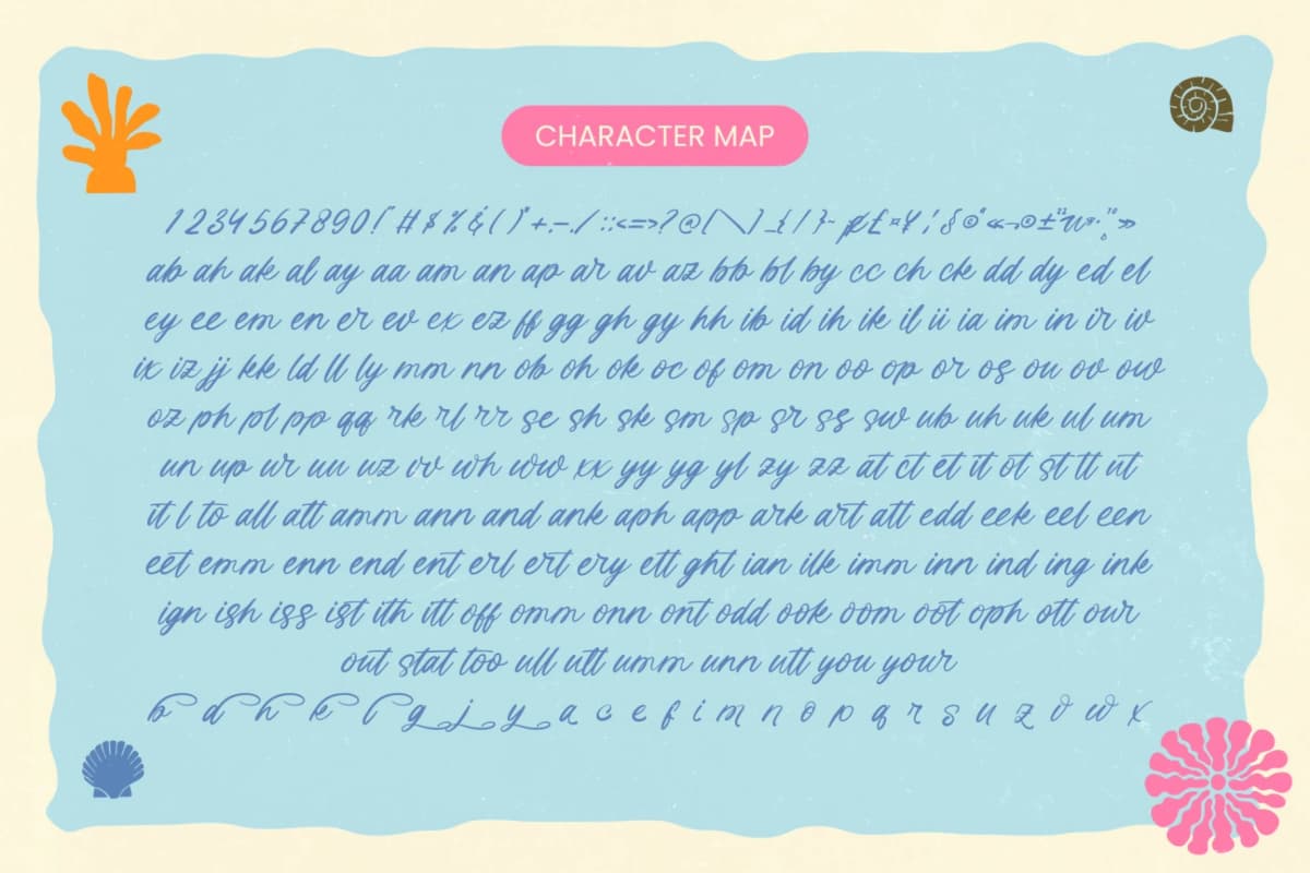 Island Paradise - Aesthetic Handwritten font preview 10