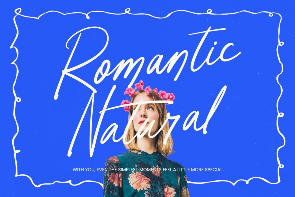 Tender Natural - Handwritten Ink Font font preview 8