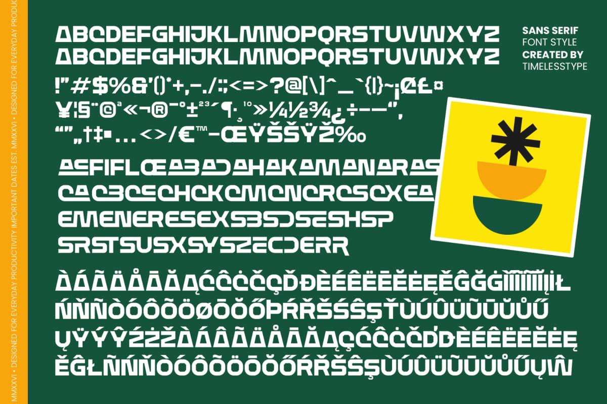 Maison Vance – Display Sans Serif font preview 10