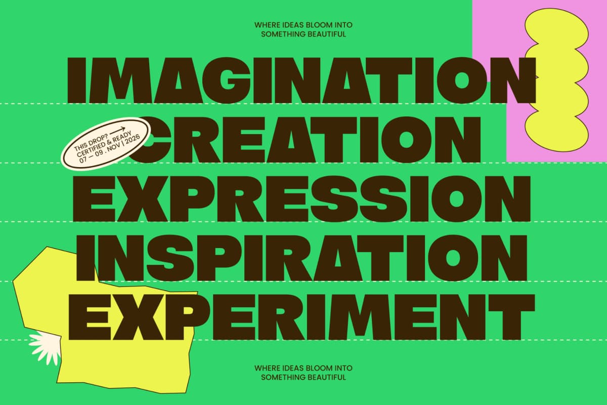 Charm Florals – Bold Sans Serif Font font preview 5