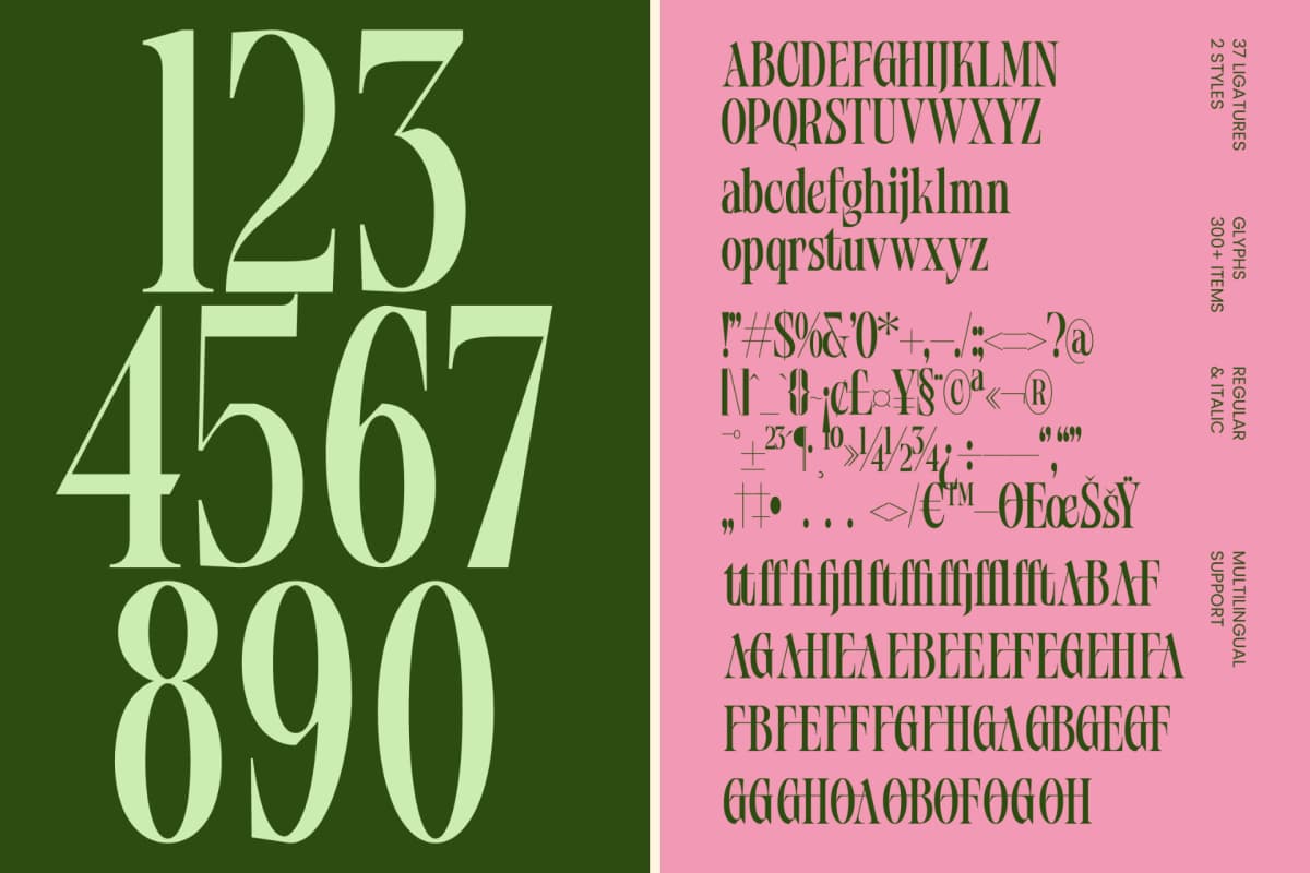 Magrebis – Modern Serif Font font preview 10