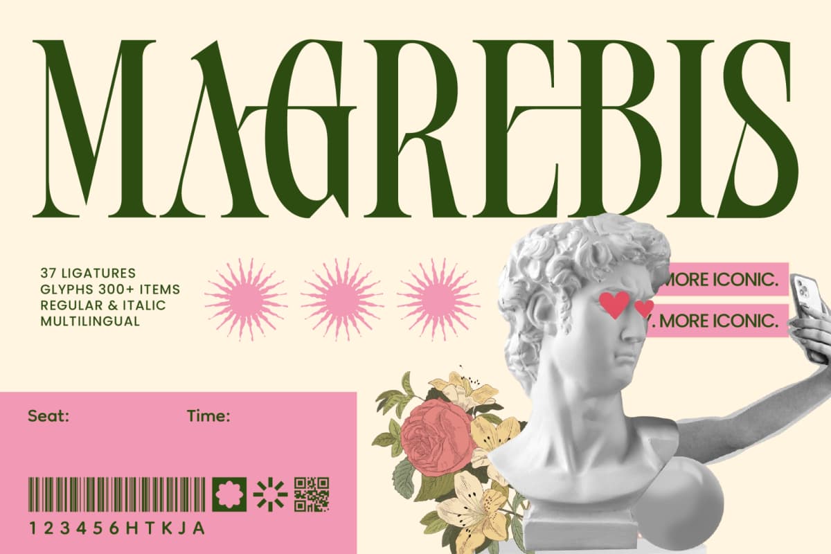 Magrebis – Modern Serif Font font preview