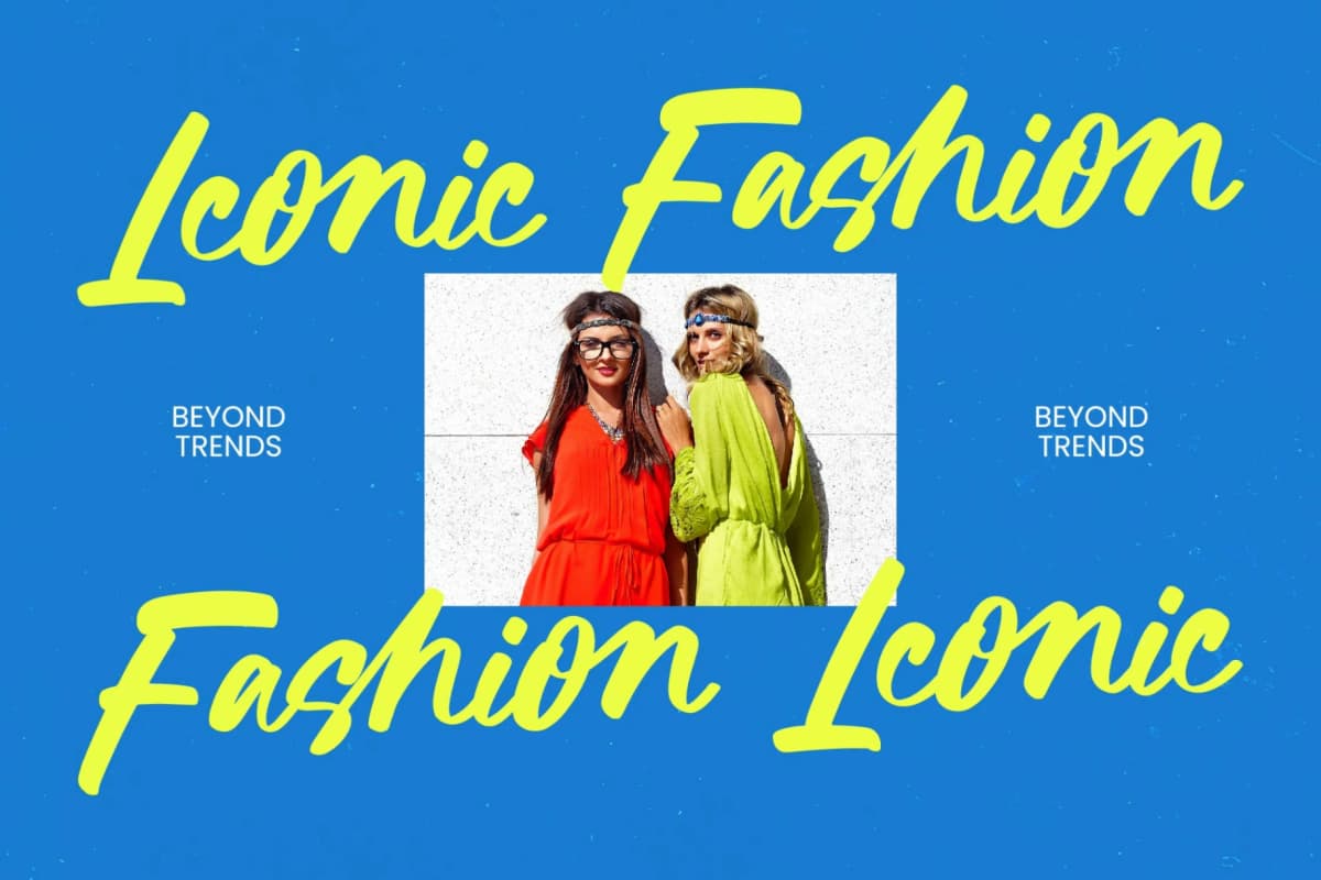 Revival Analog - Bold Brush font preview 3