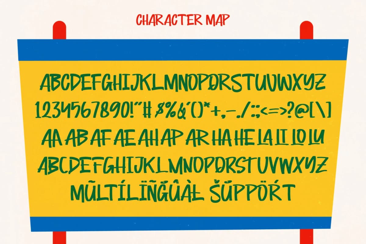 Cosmic Fantasy - Display Brush font preview 6