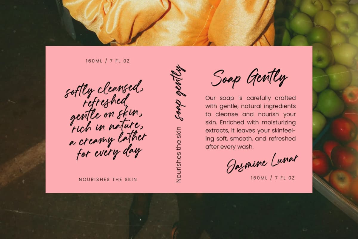 Chastel Reid - Modern Handwritten Script font preview 8