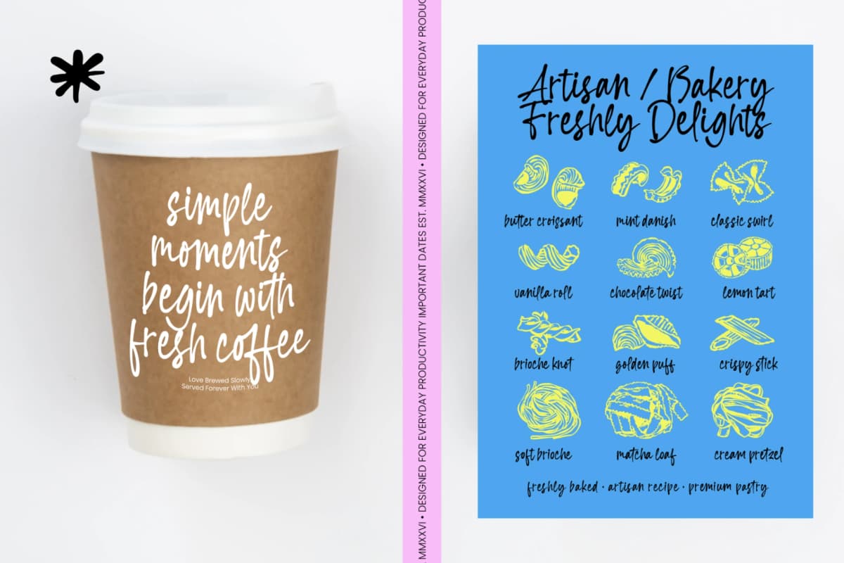 Soul Dalsy - Handwritten Script Font font preview 7